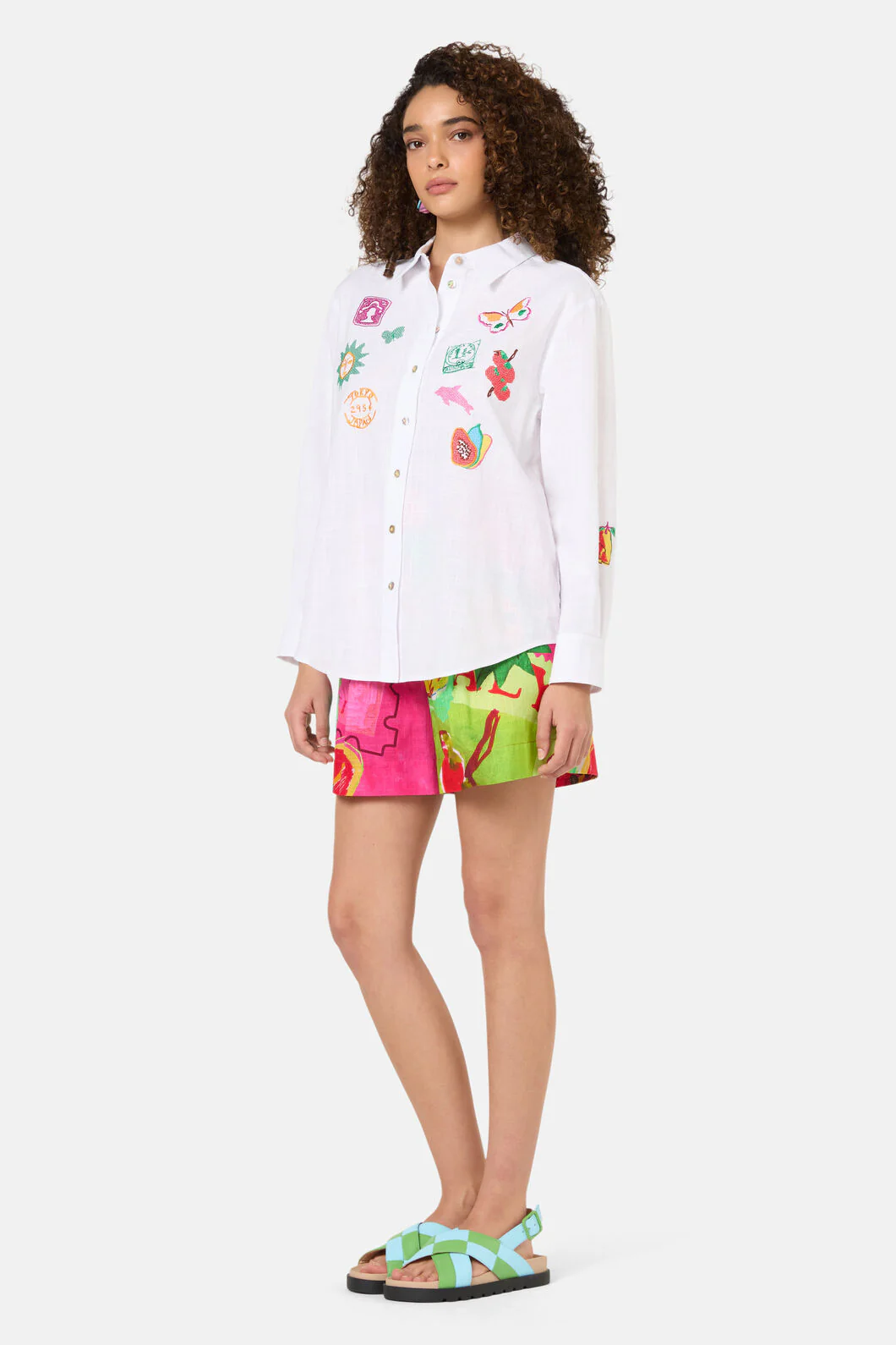 Pen Pals Embroidered Shirt - Image 3