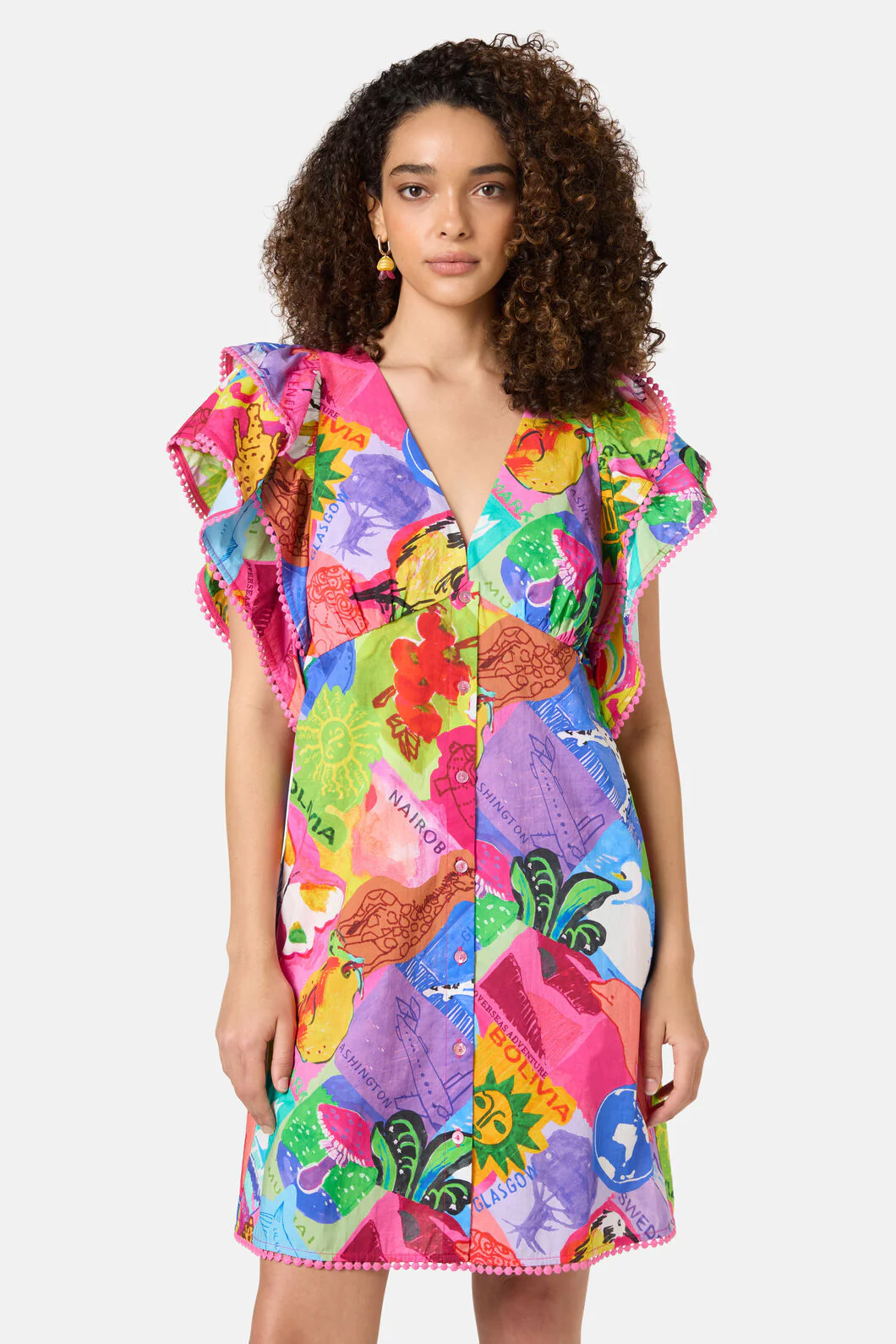 Pen Pals Organic Smock Dress - Image 3