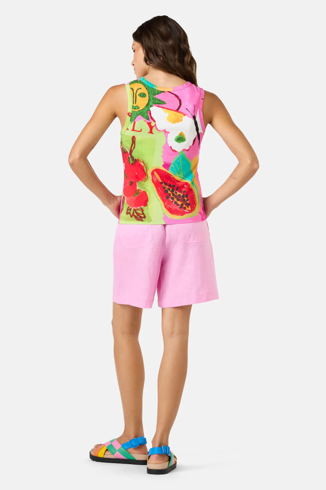 Pen Pals Printed Jersey Tank - Image 4
