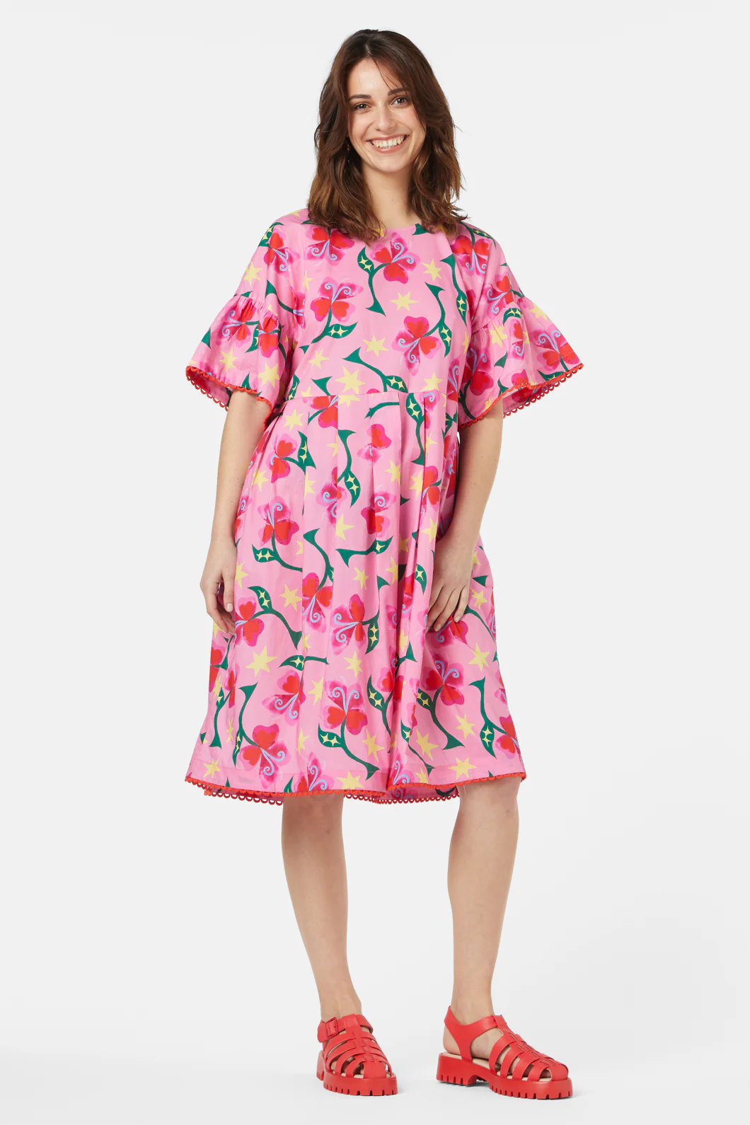 Peruvian Lily Smock Dress - Image 6