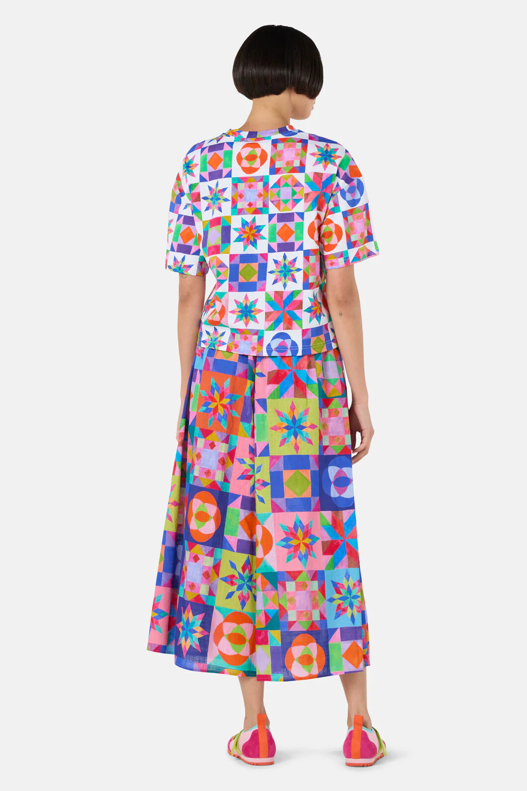 Pinwheel Cotton Relaxed Tee - Image 4
