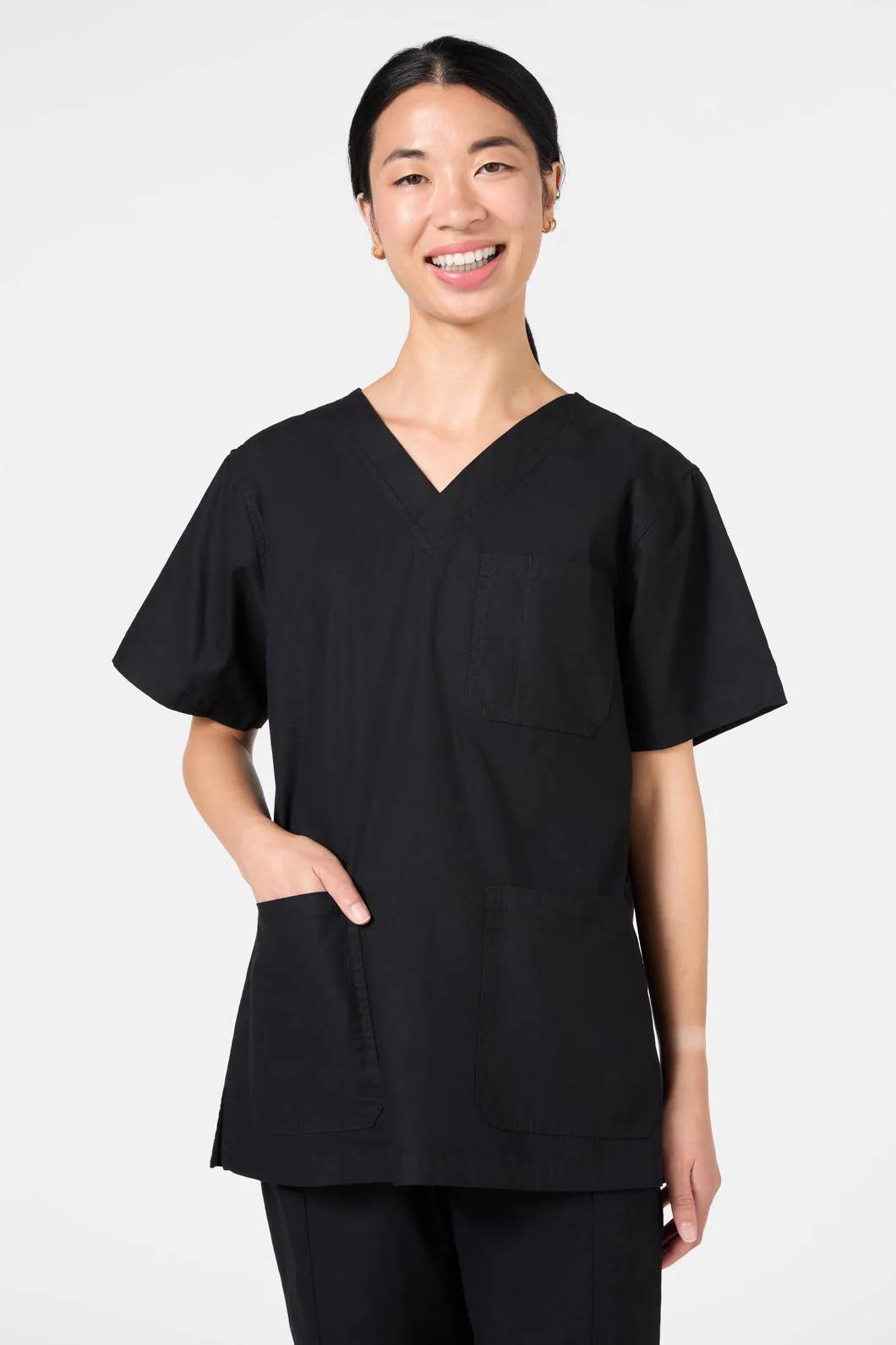 Plain Black Scrub Set - Image 3