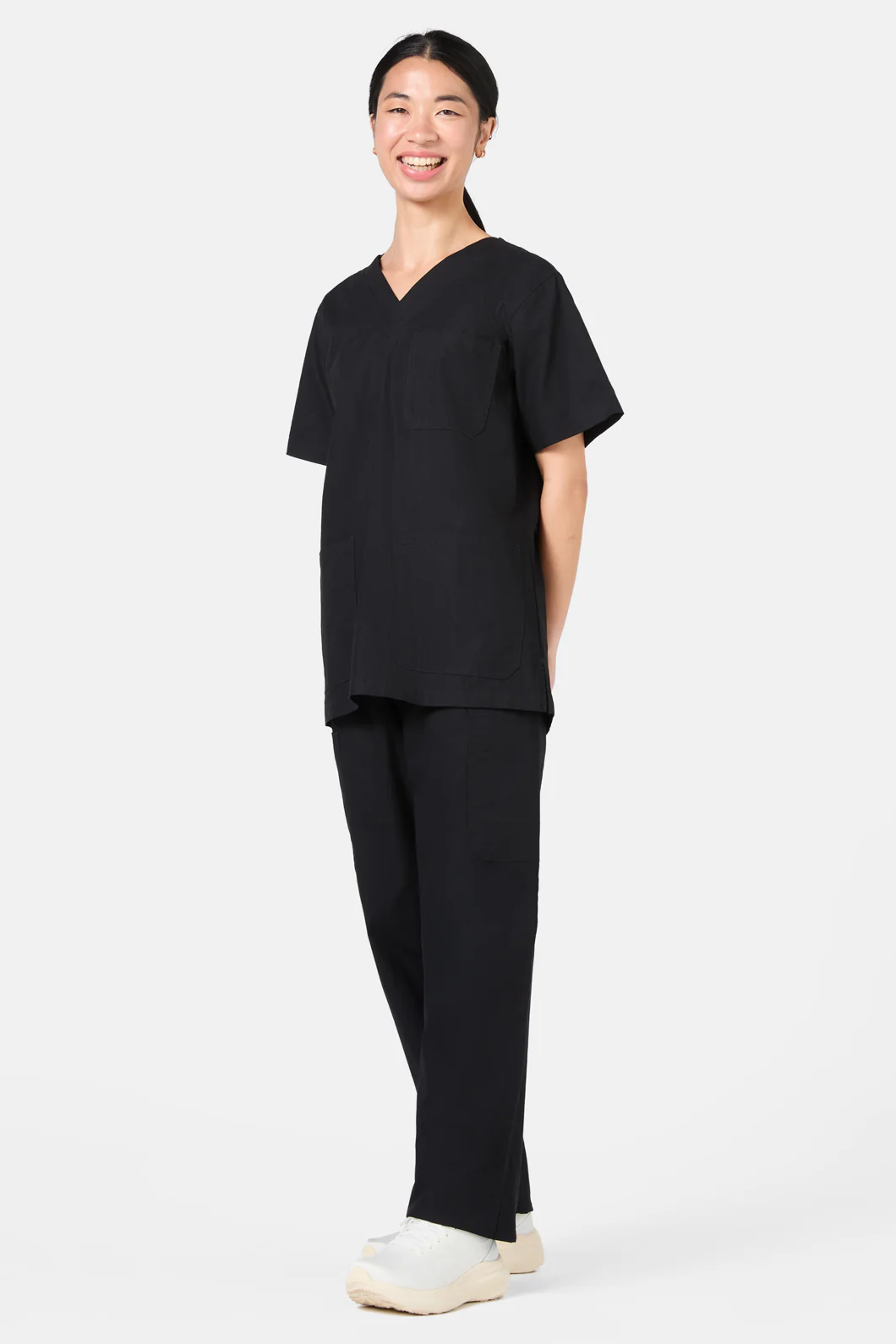Plain Black Scrub Set - Image 4