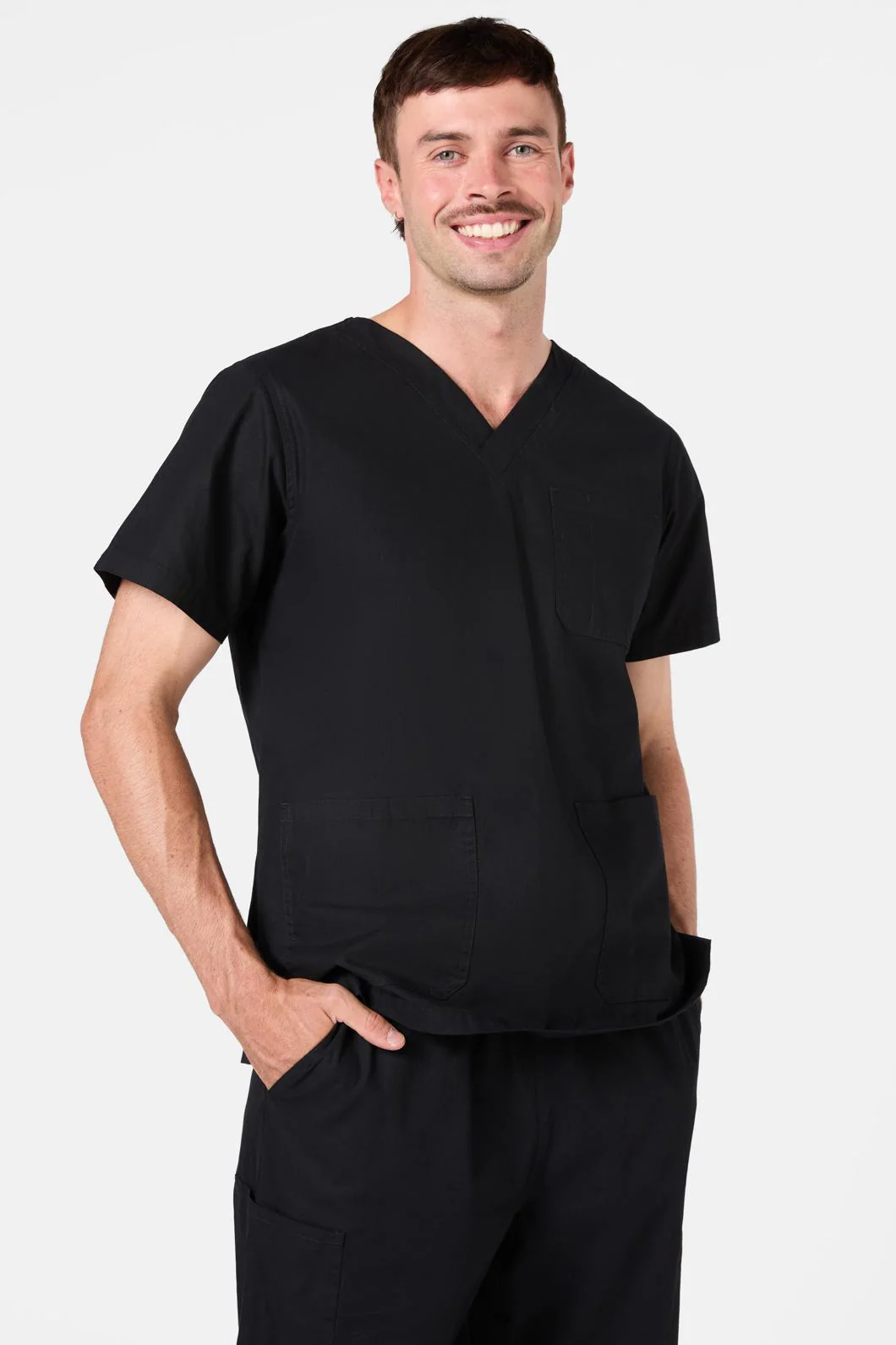 Plain Black Scrub Set - Image 7