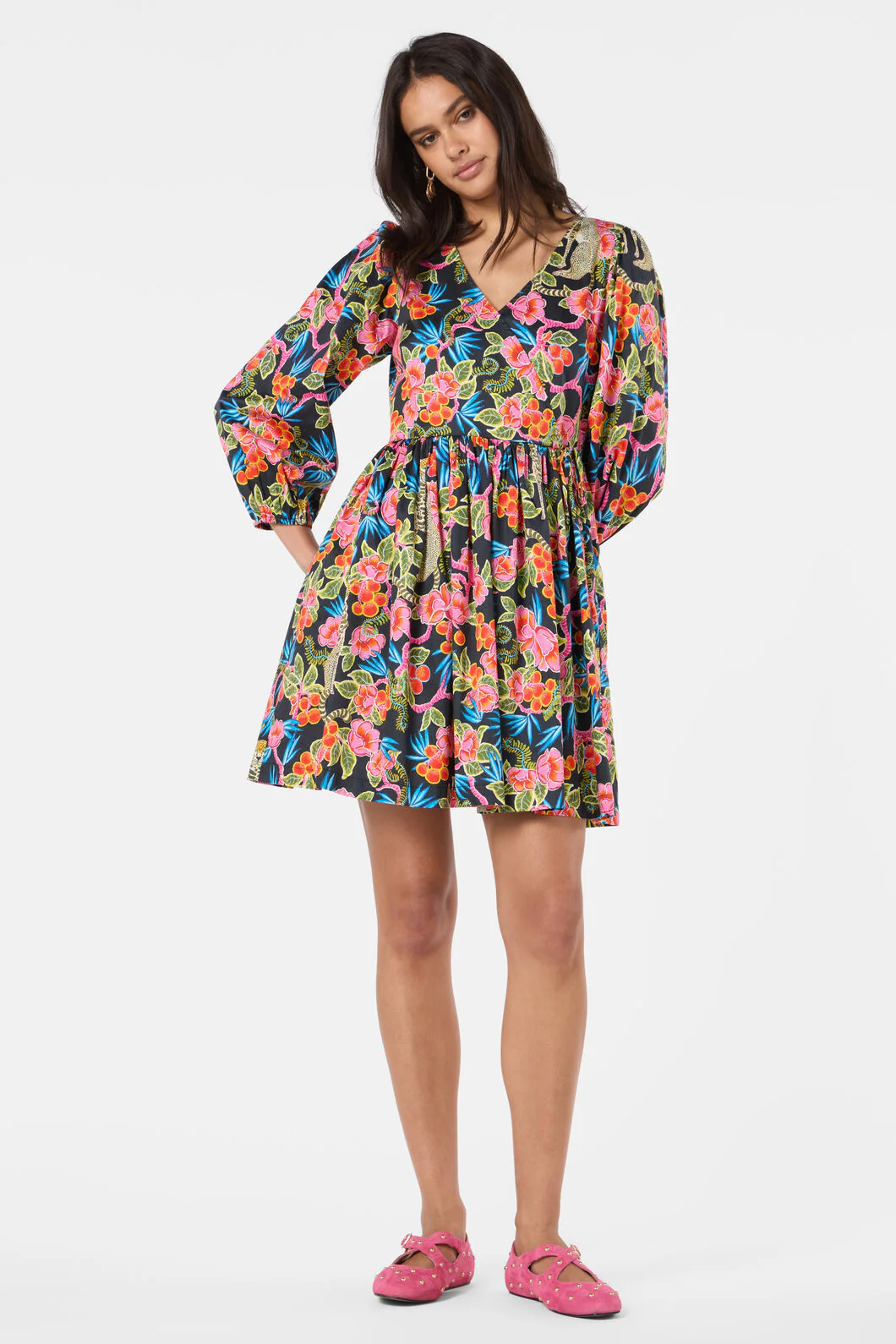 Plum Harvest Smock Dress - Image 3