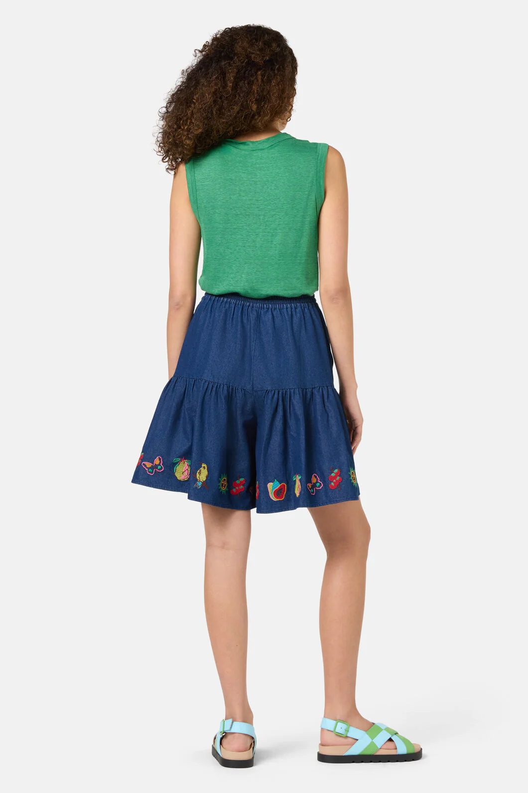 Postcards Chambray Skort - Image 3