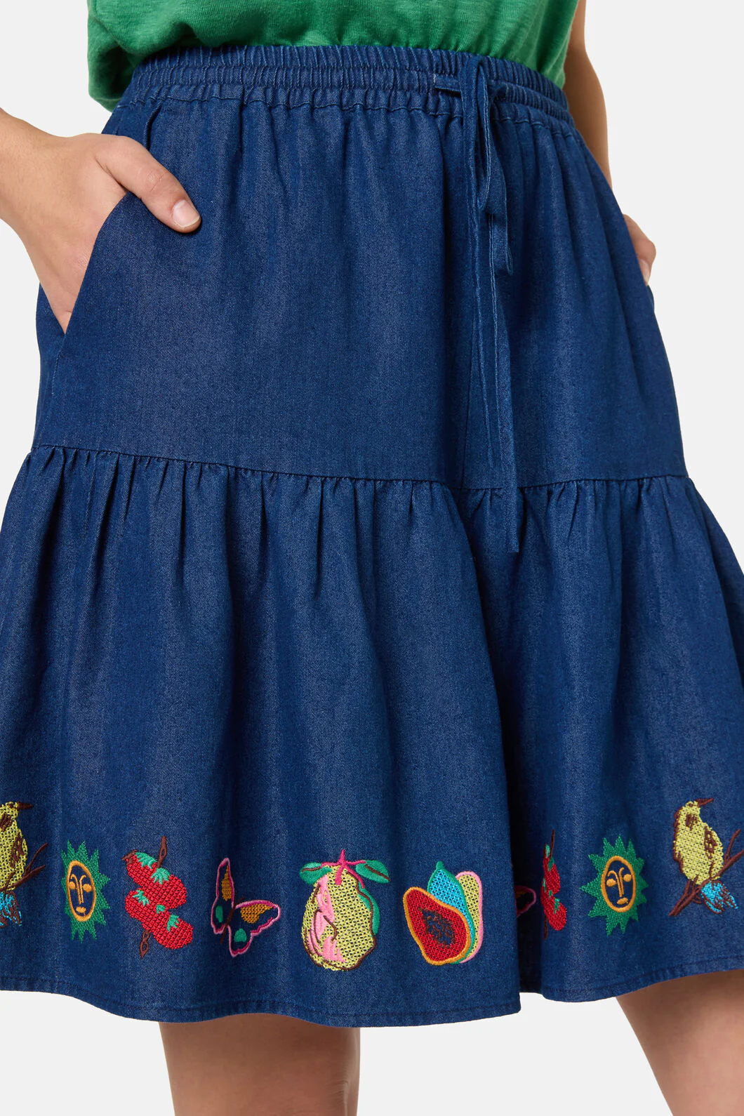 Postcards Chambray Skort - Image 5