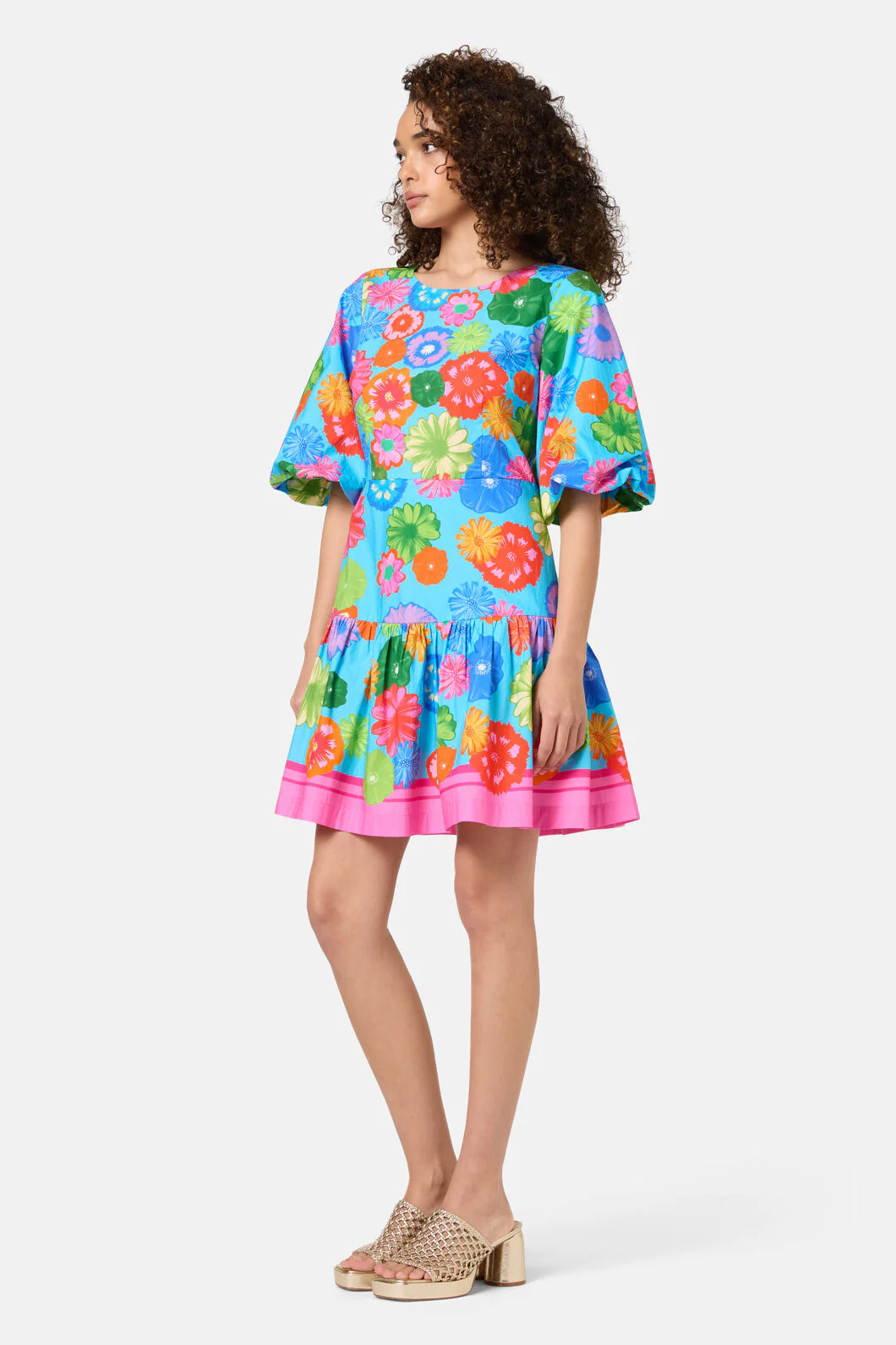 Pressed Flower Short Dress - Image 5