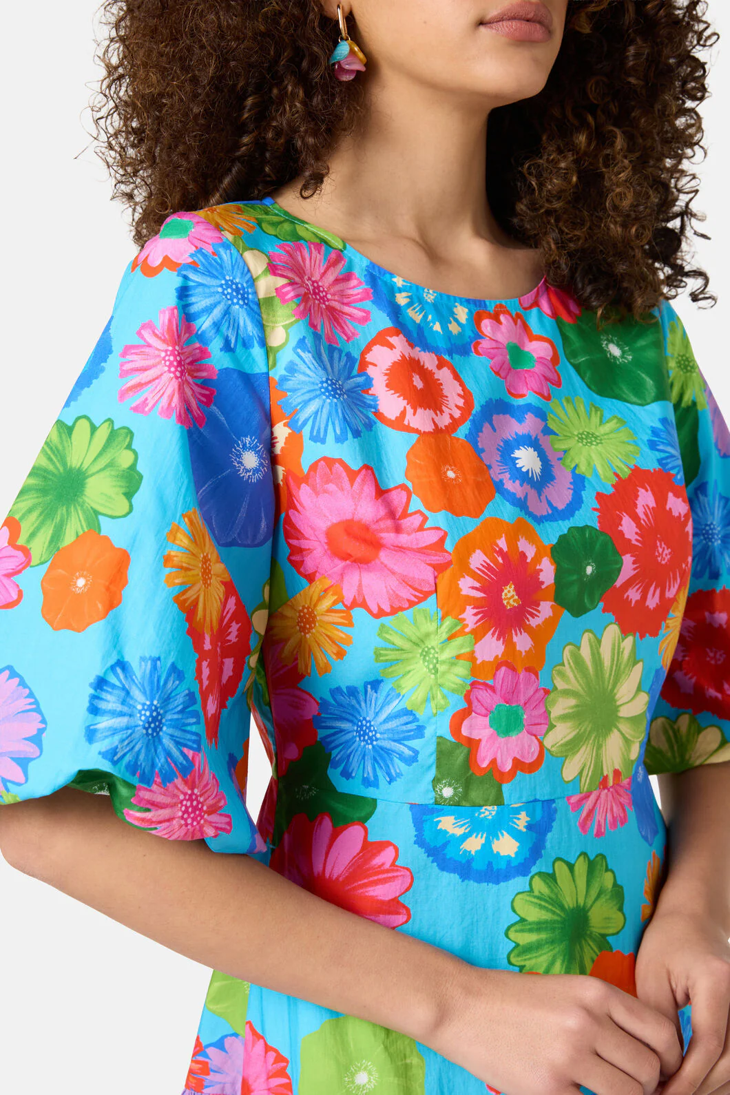 Pressed Flower Short Dress - Image 7