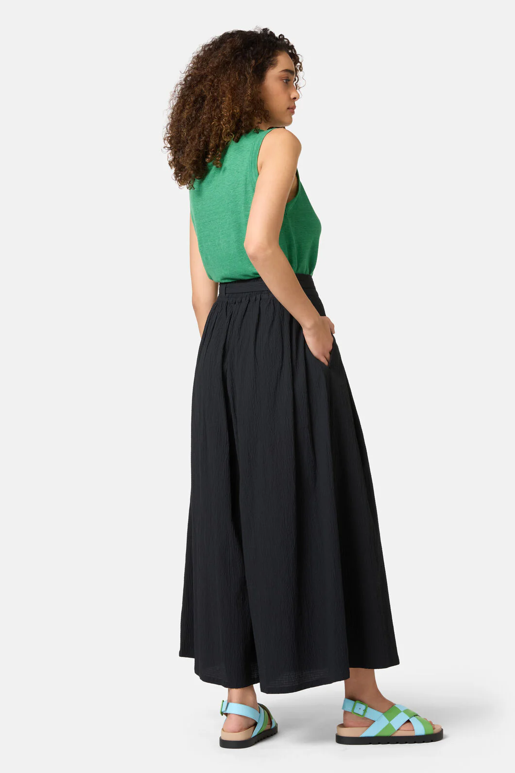 Pucker Up Cotton Skort - Image 3