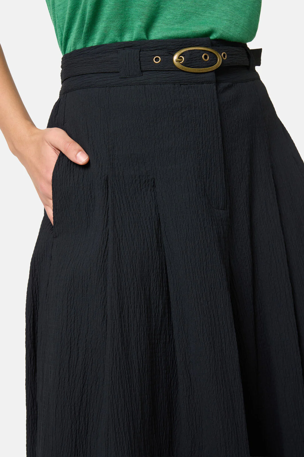 Pucker Up Cotton Skort - Image 4