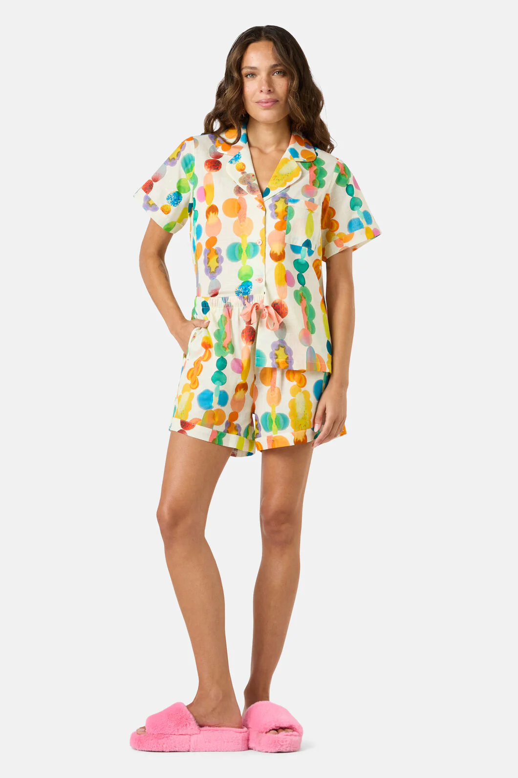 Rainbow Drops Pj Shorts Set - Image 10