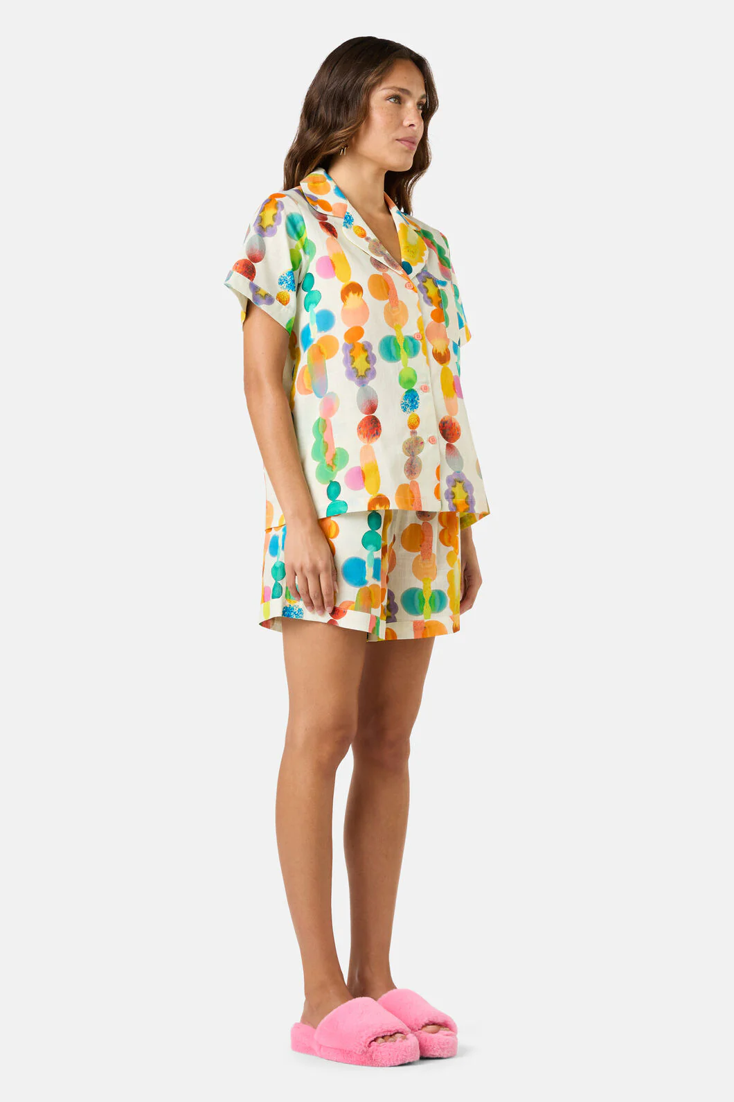 Rainbow Drops Pj Shorts Set - Image 5