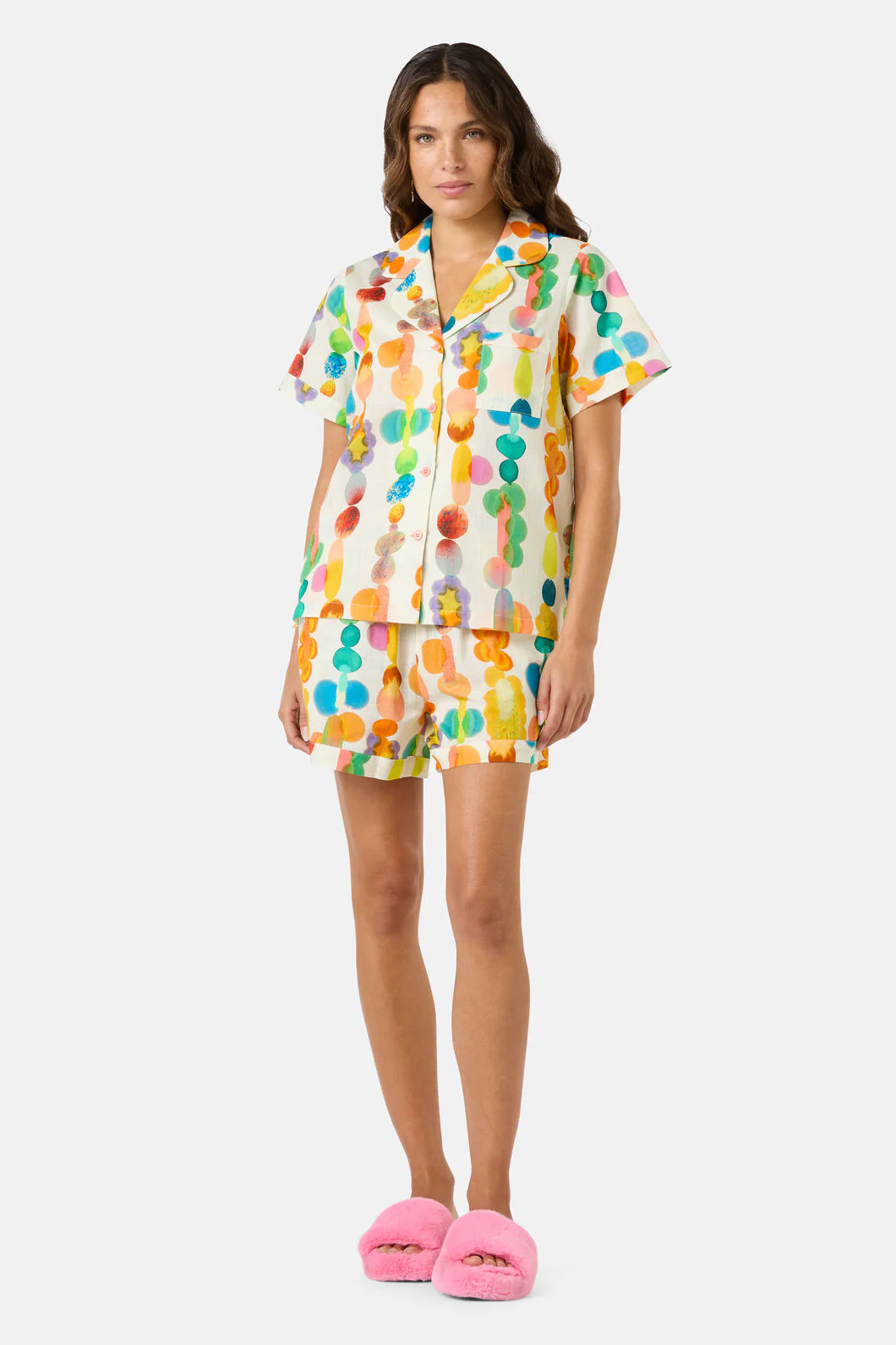 Rainbow Drops Pj Shorts Set - Image 9