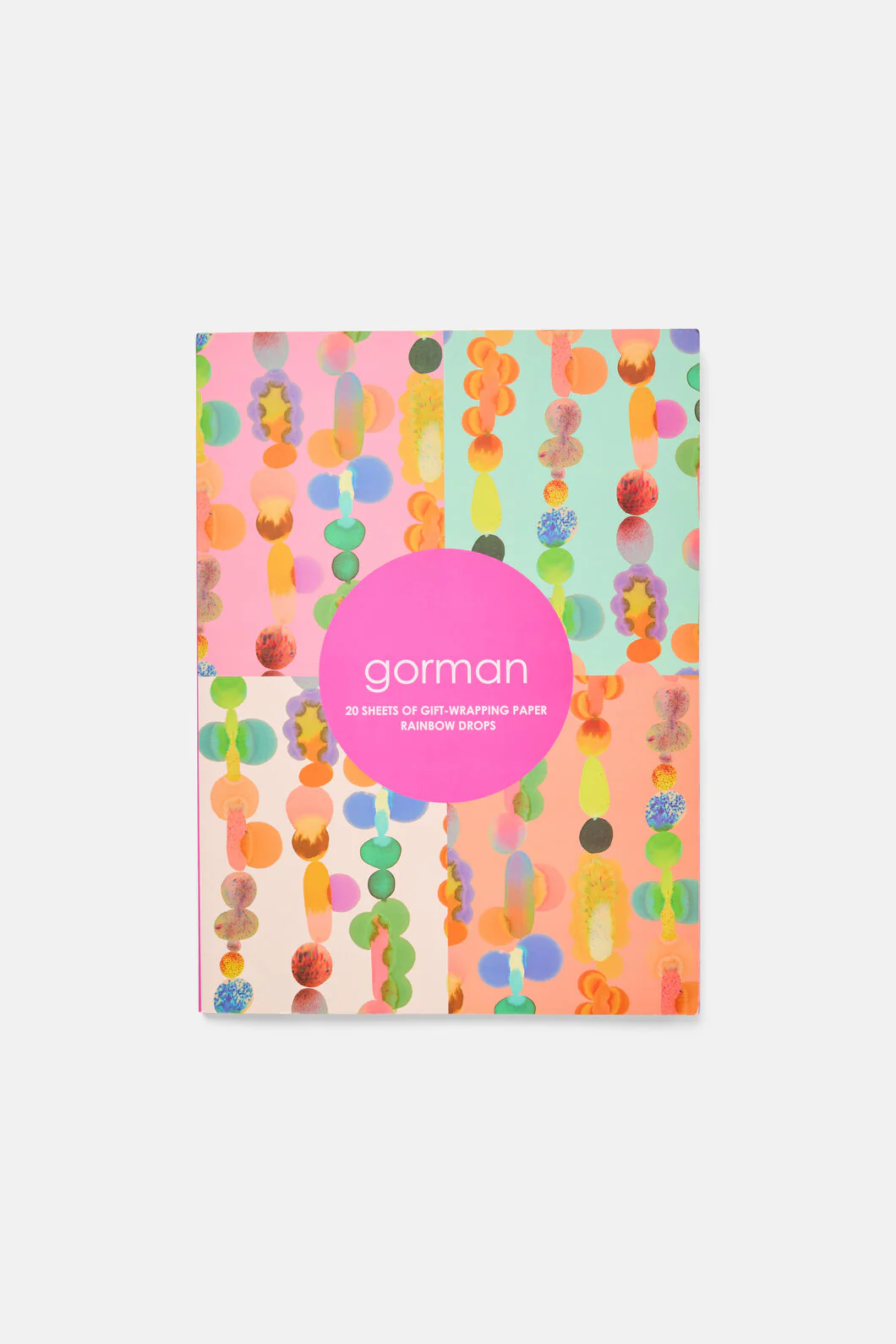 Rainbow Drops Wrapping Paper Book
