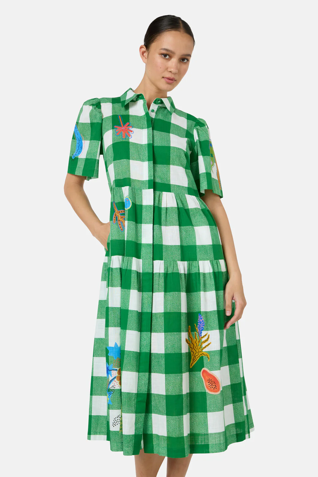 Rainforest Diaries Check Dress - Image 2