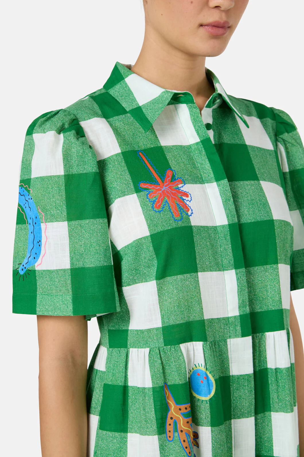 Rainforest Diaries Check Dress - Image 5