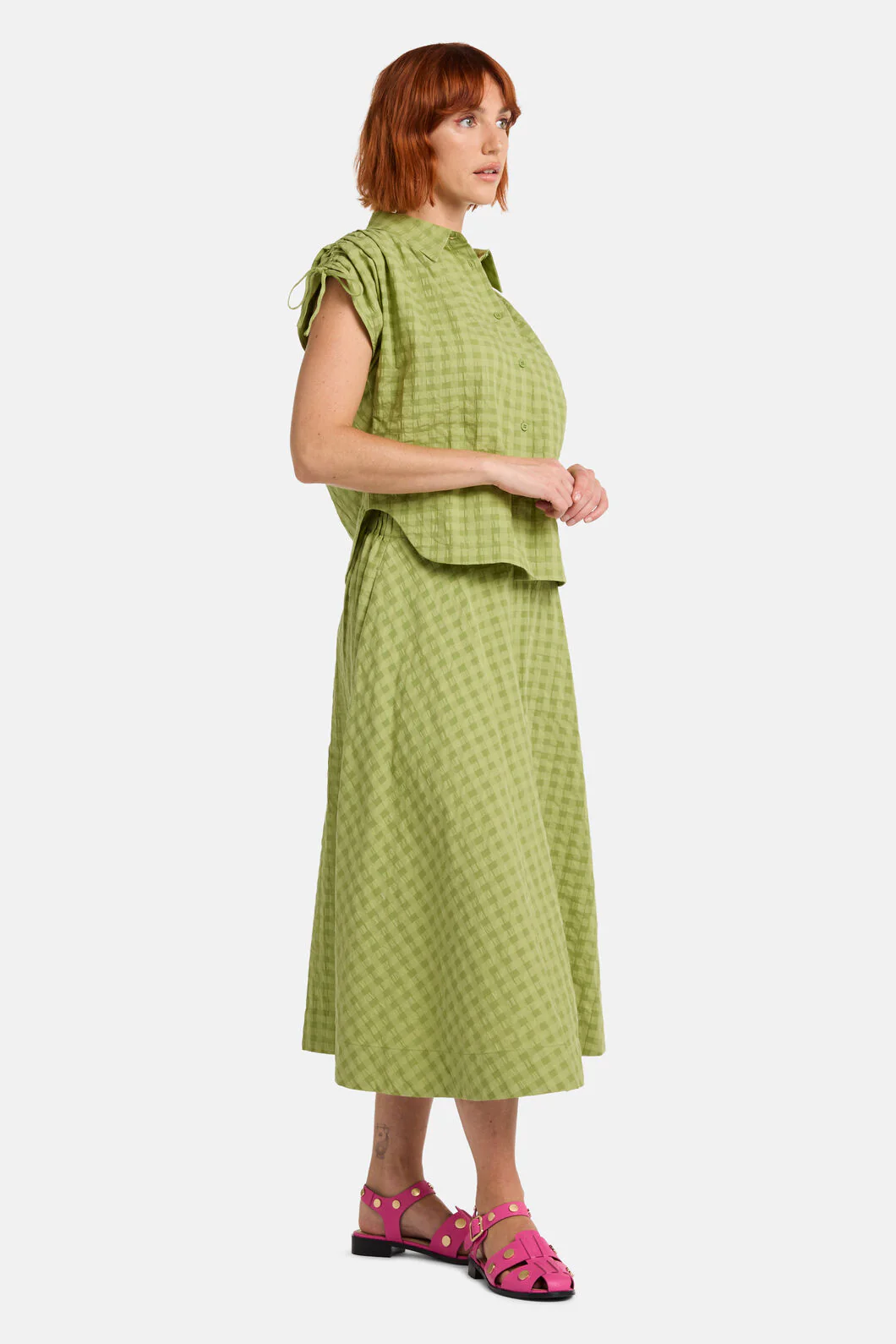 Ready Check Cotton Shirt - Image 4