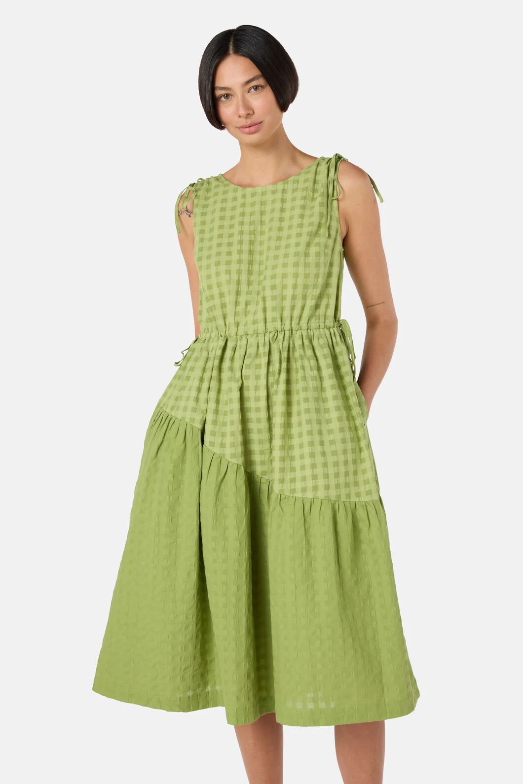 Ready Check Tiered Dress - Image 5