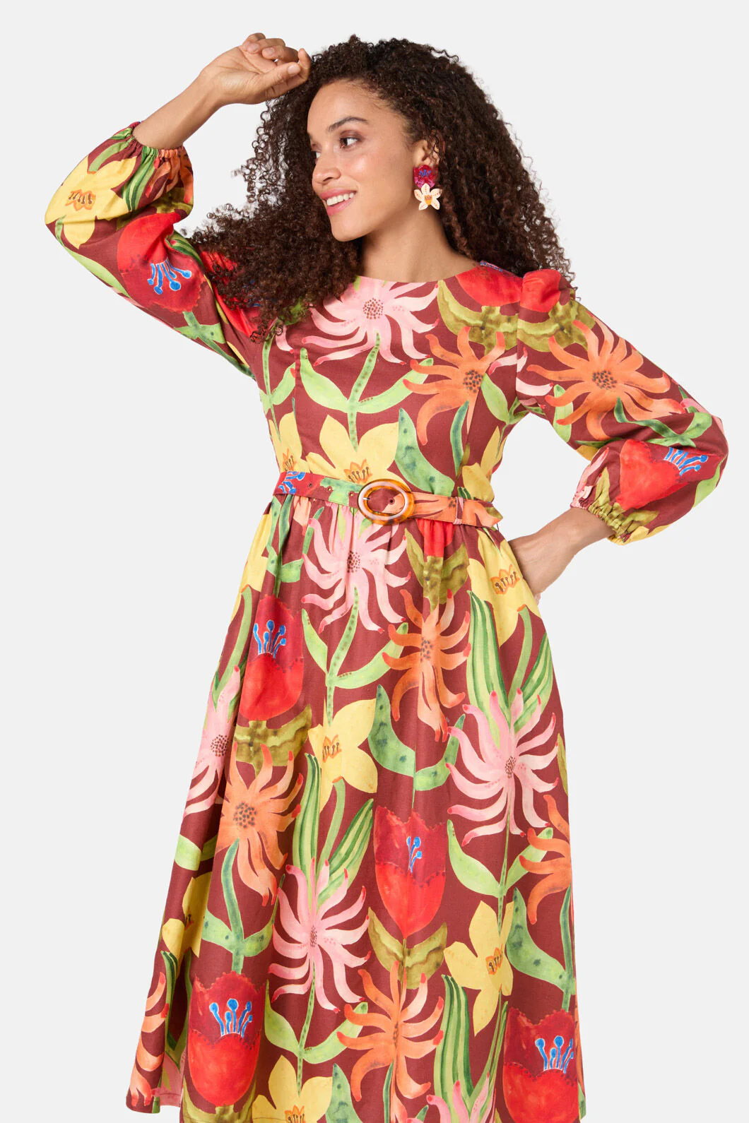 Rosie's Posies Long Dress - Image 10