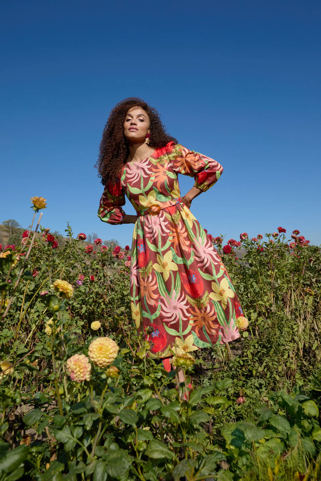 Rosie's Posies Long Dress - Image 4