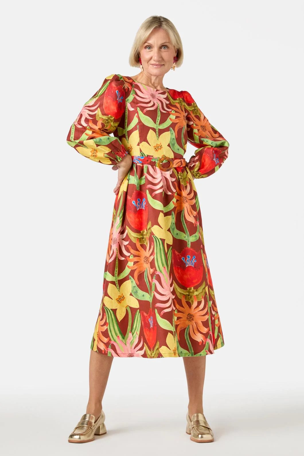 Rosie's Posies Long Dress - Image 7