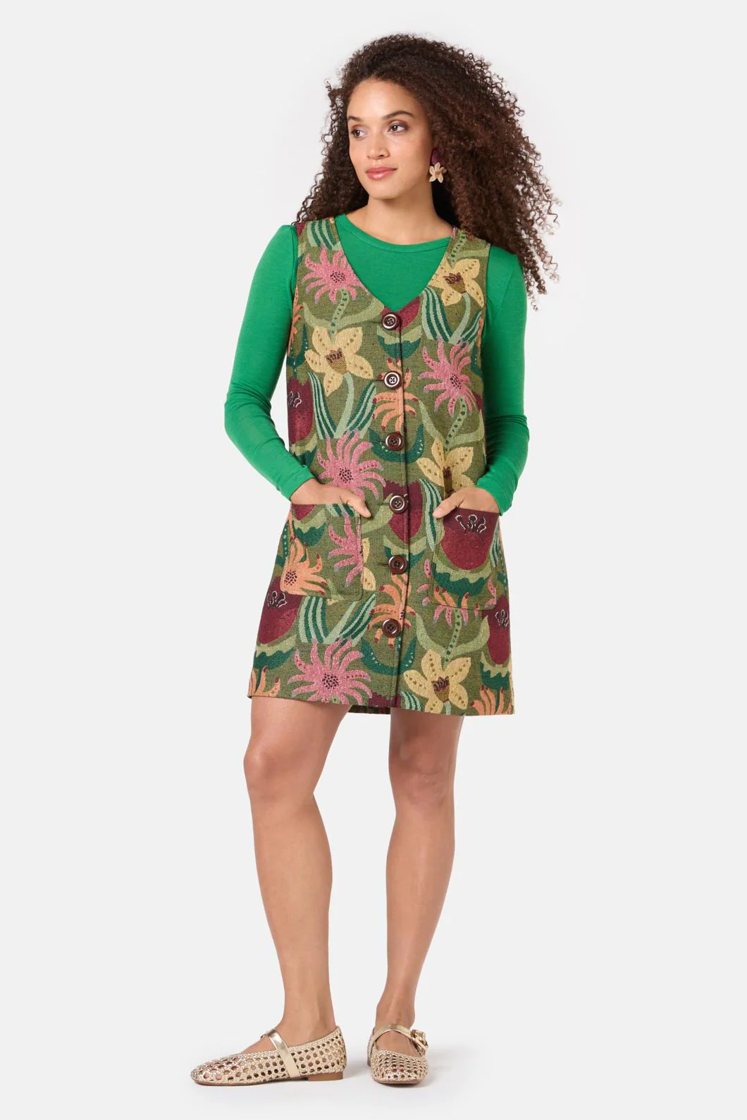 Rosie's Posies Pinafore - Image 4