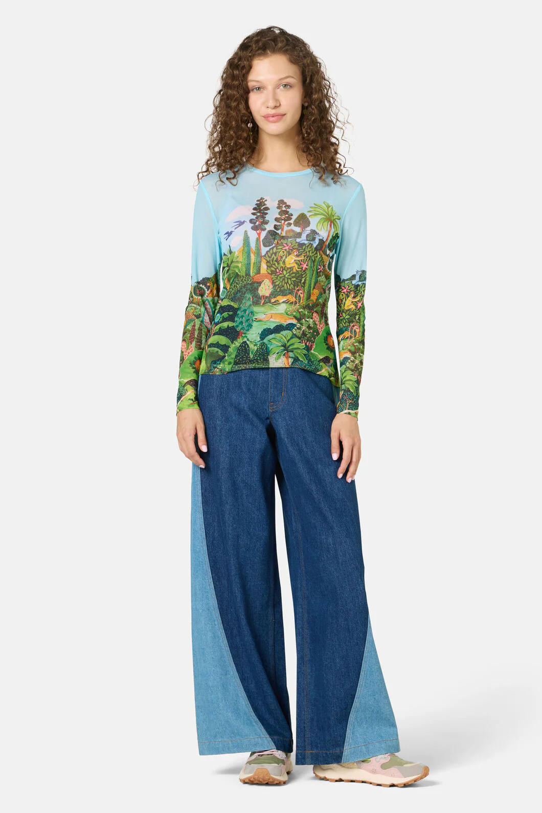 Royal Garden Mesh Top - Image 2