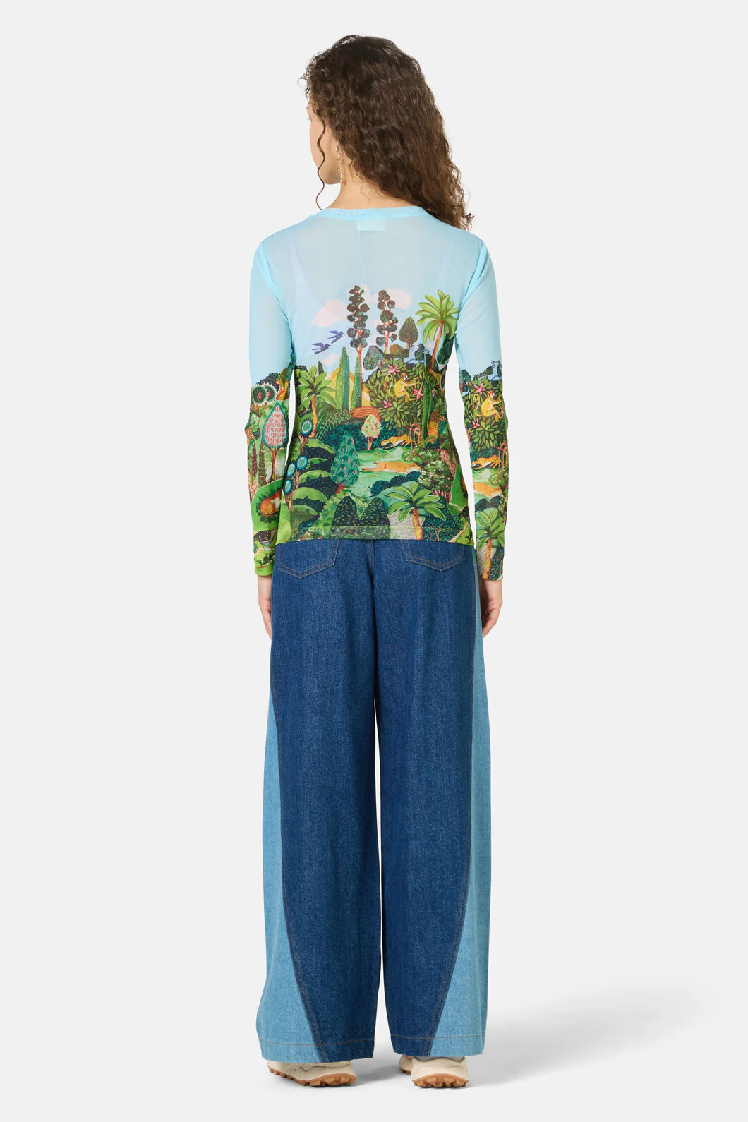 Royal Garden Mesh Top - Image 5