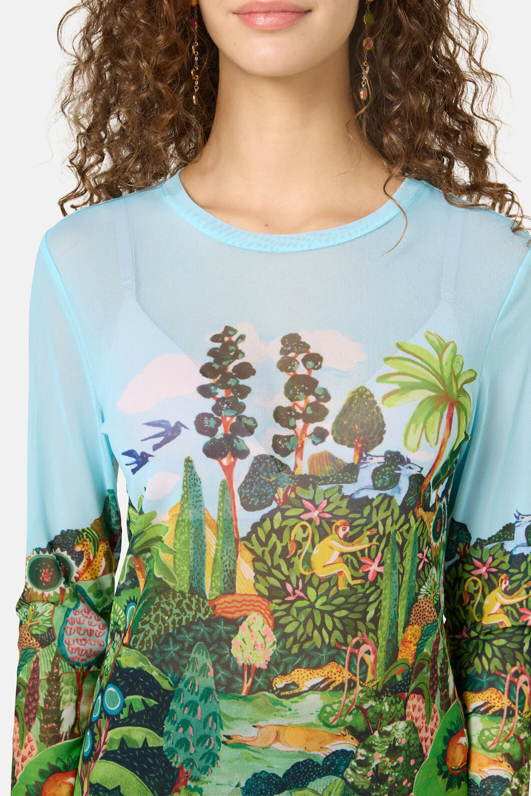Royal Garden Mesh Top - Image 6