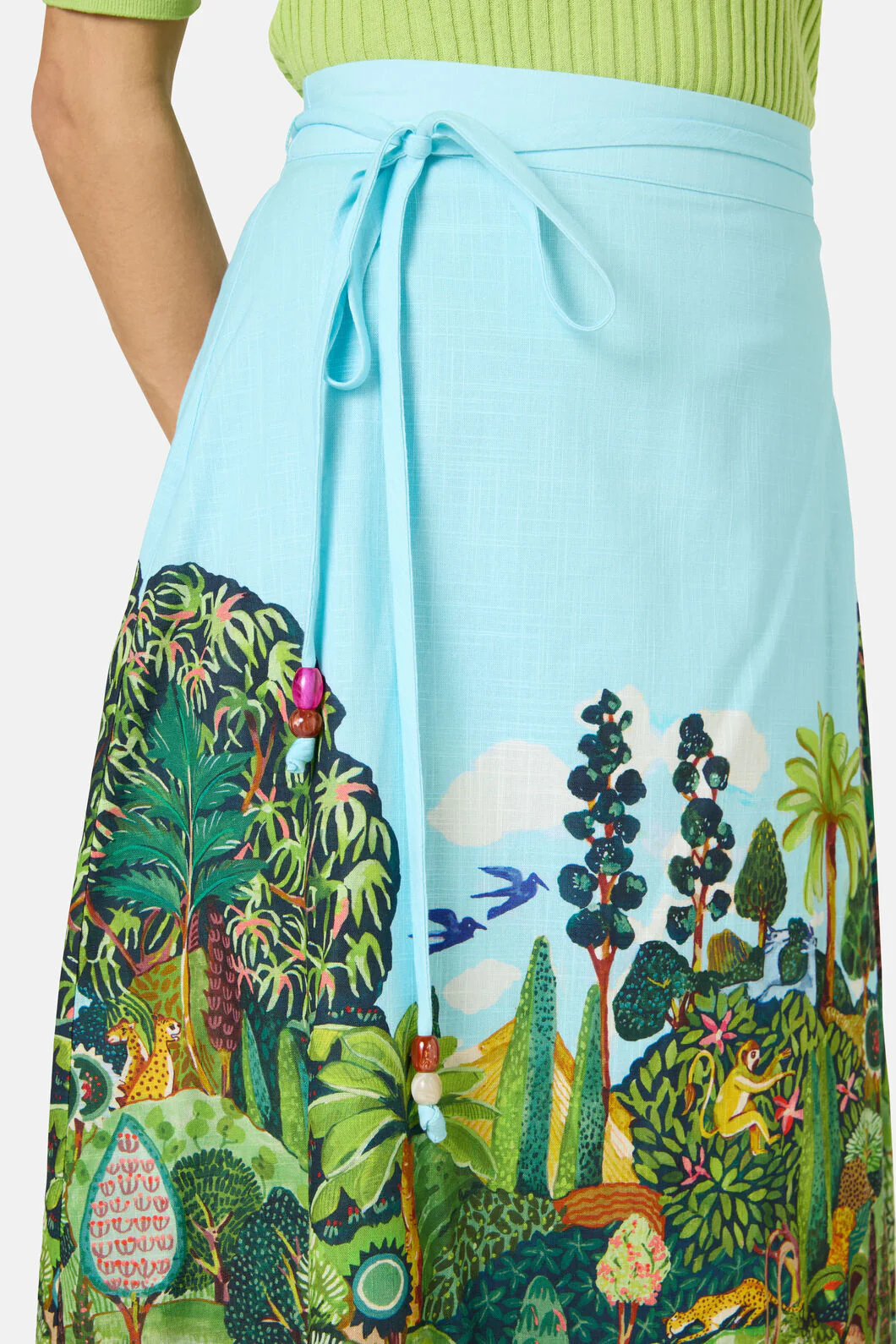 Royal Garden Midi Skirt - Image 4