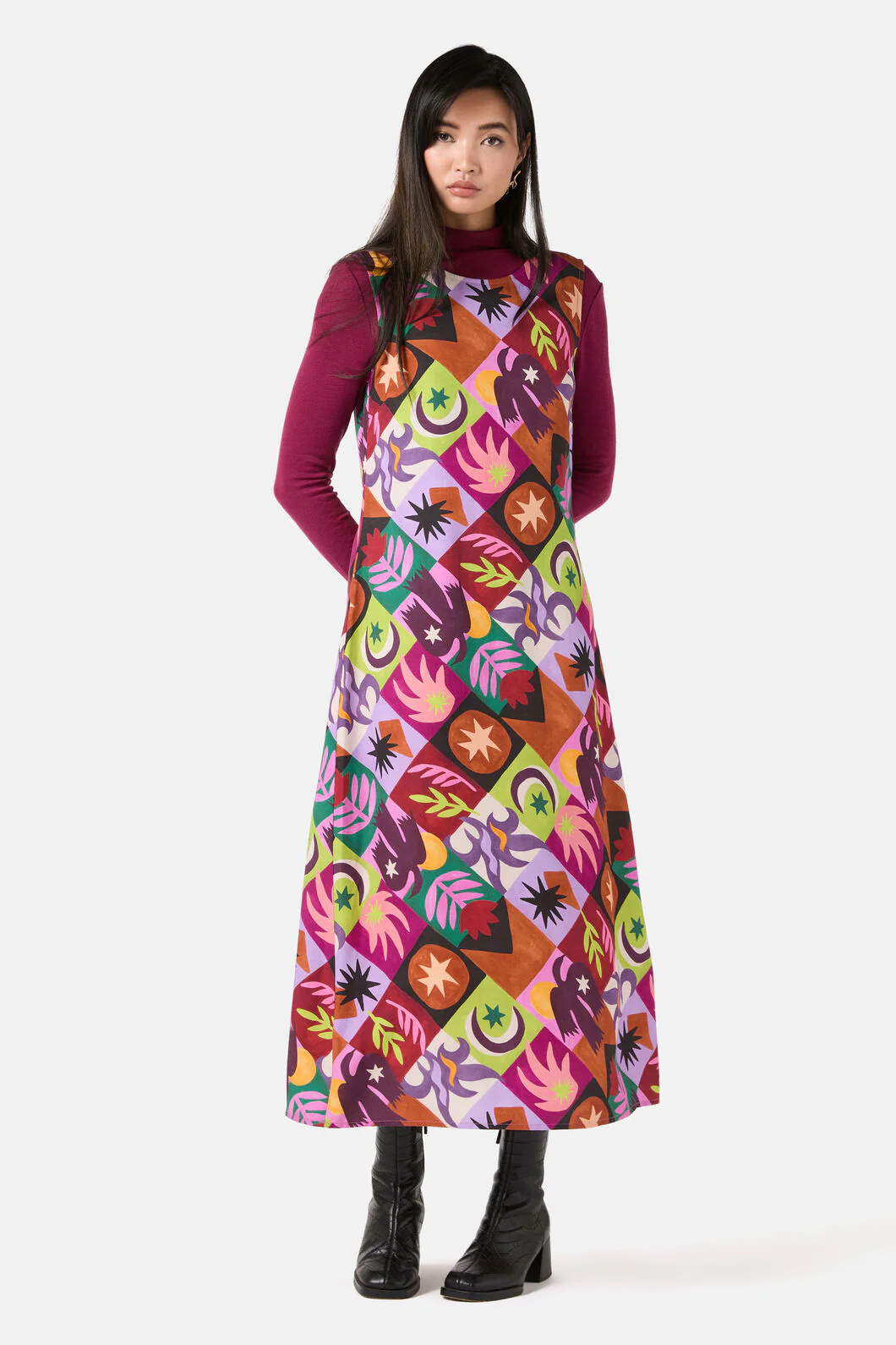 Rubix Rodeo Midi Dress - Image 9