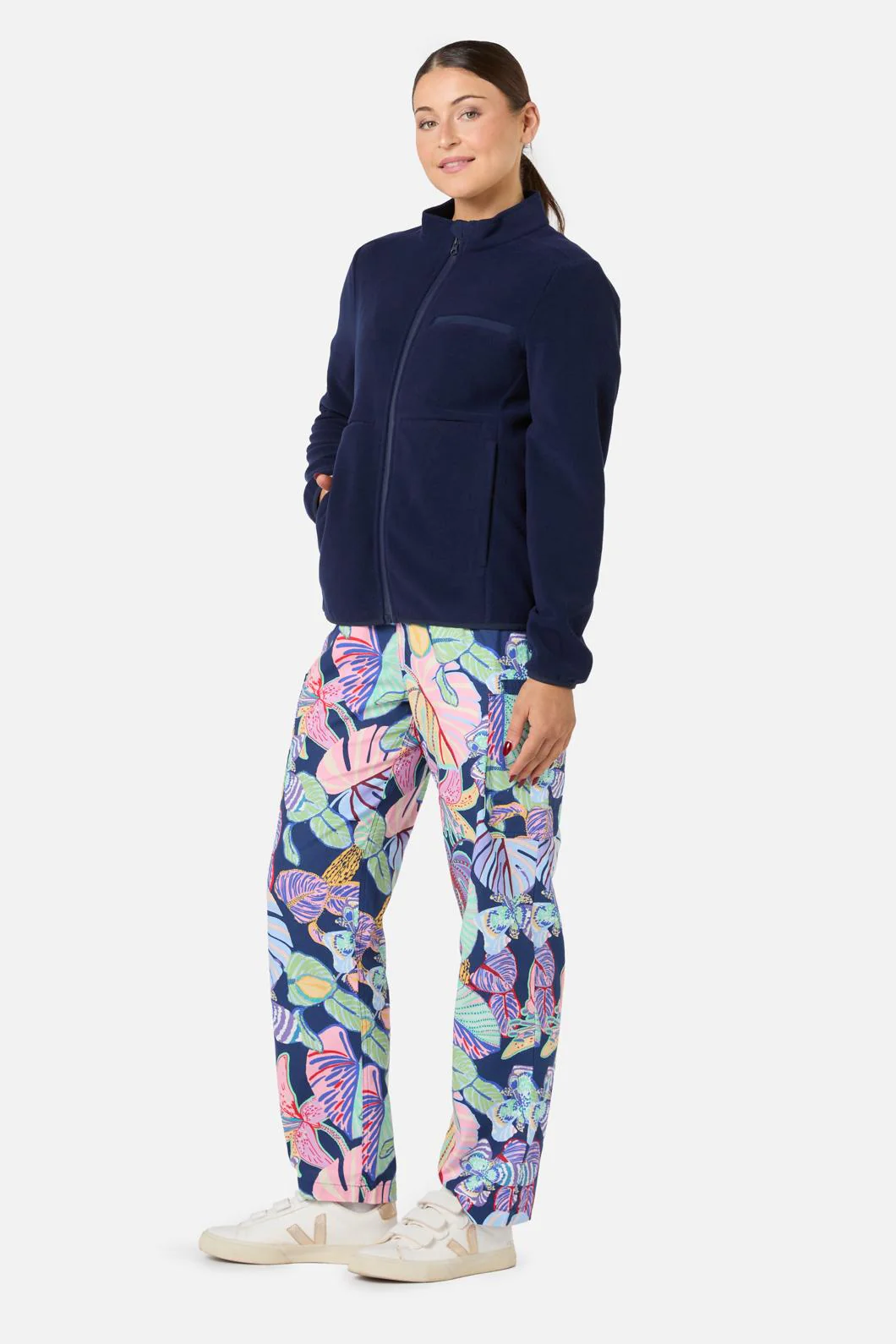 Scrubs Navy Micro Polar Fleece Jacket - Image 4