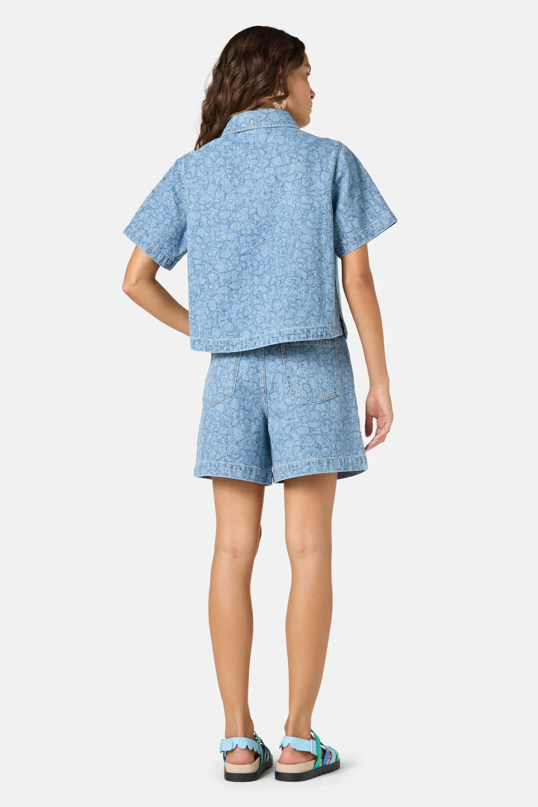 Sea Bubbles Denim Shirt - Image 4