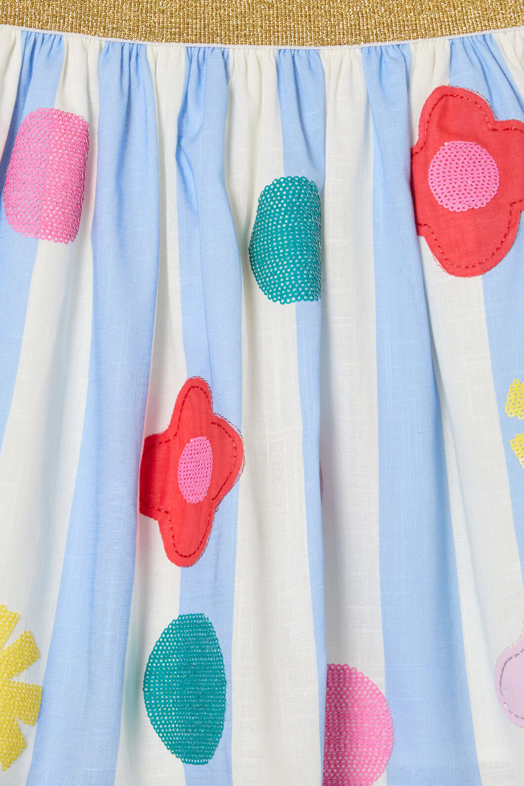 Sequin Stripe Kids Skirt - Image 5