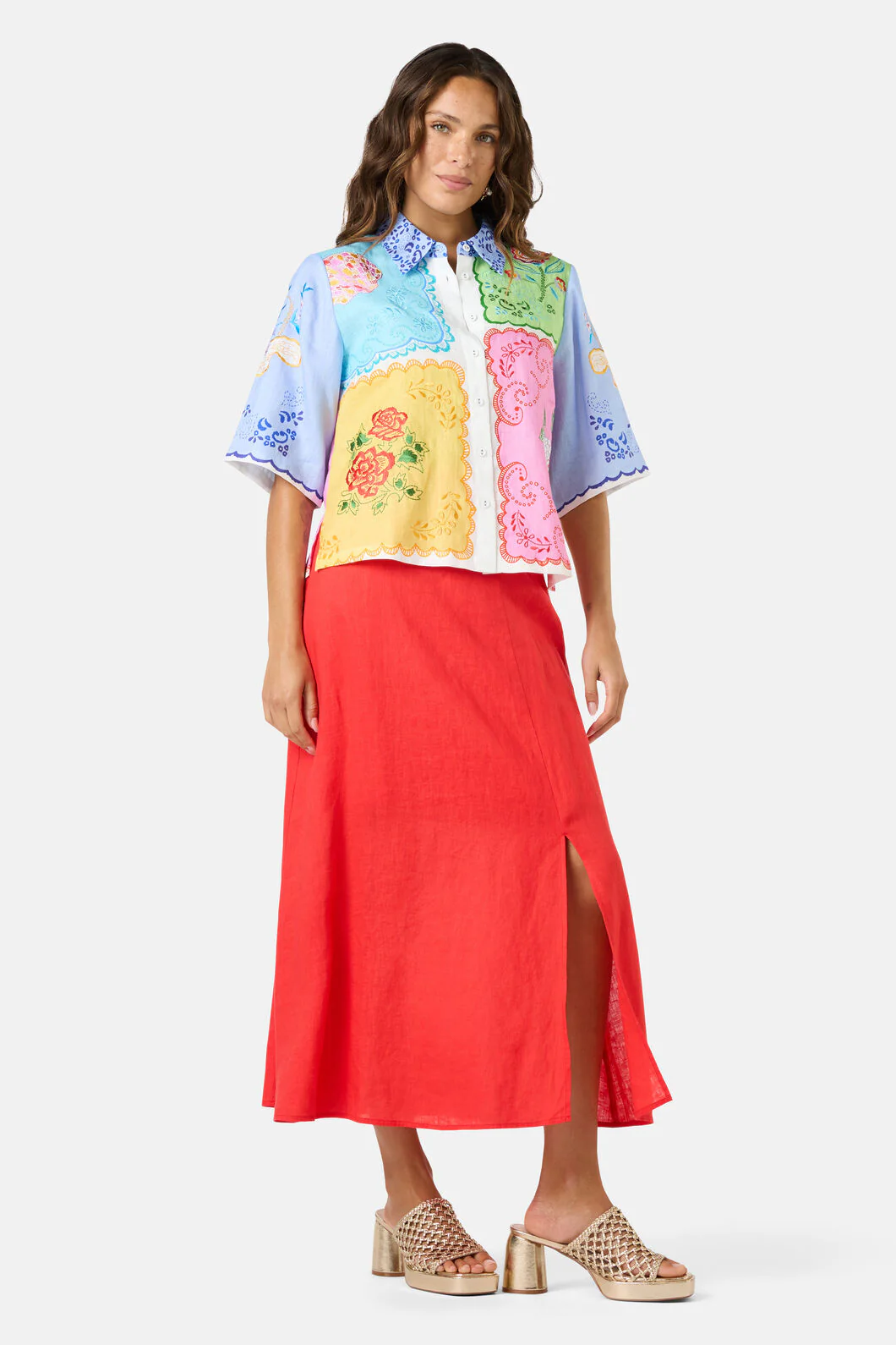Short Stitch Patch Shirt - Image 3