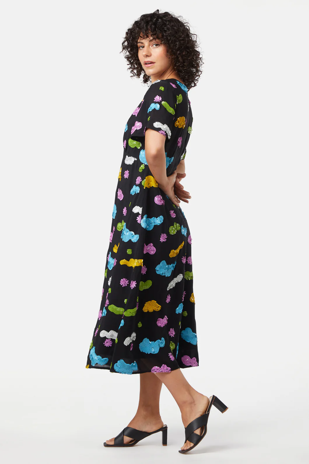Skyscape Sequinned Dress - Image 3