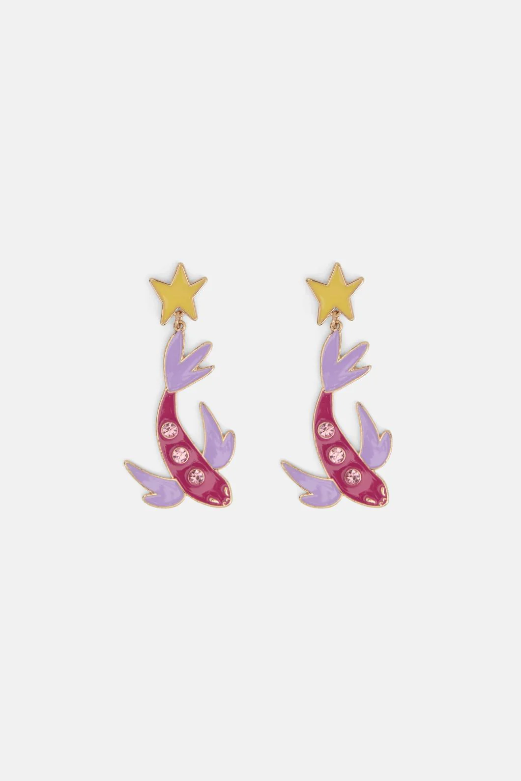 Sparkle Koy Fish Earring - Image 3
