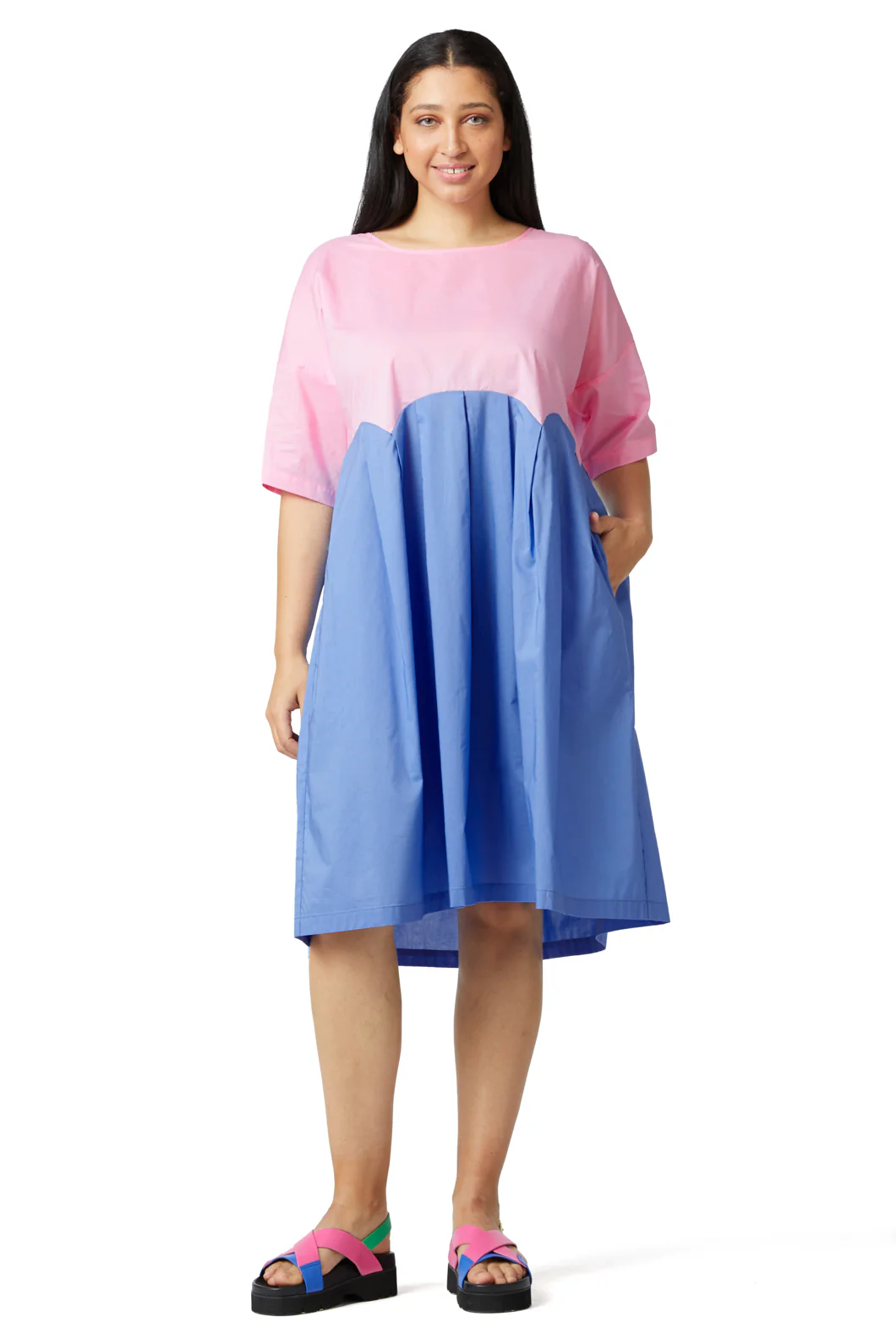 Spliced Scalop Dress - Image 7