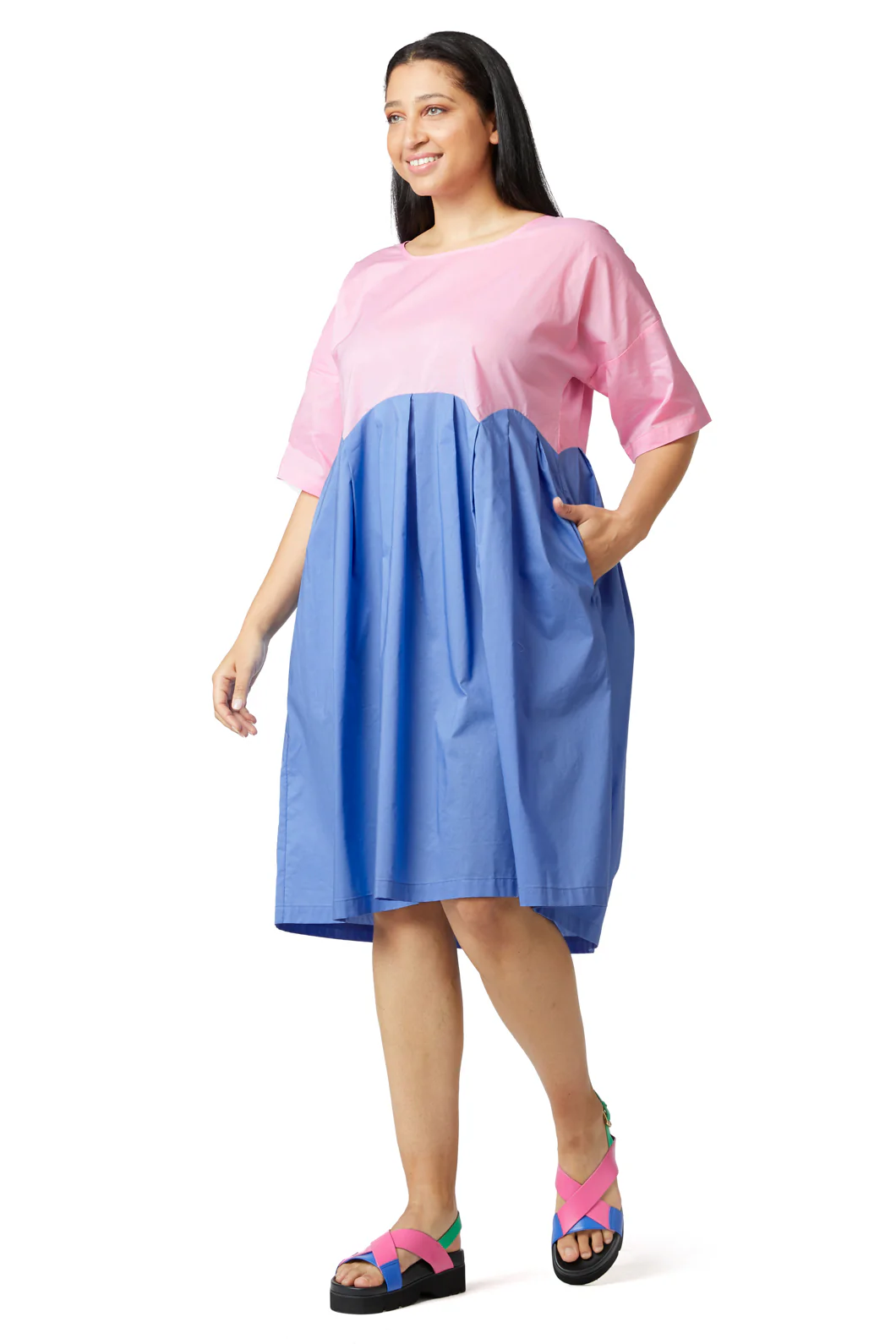 Spliced Scalop Dress - Image 8