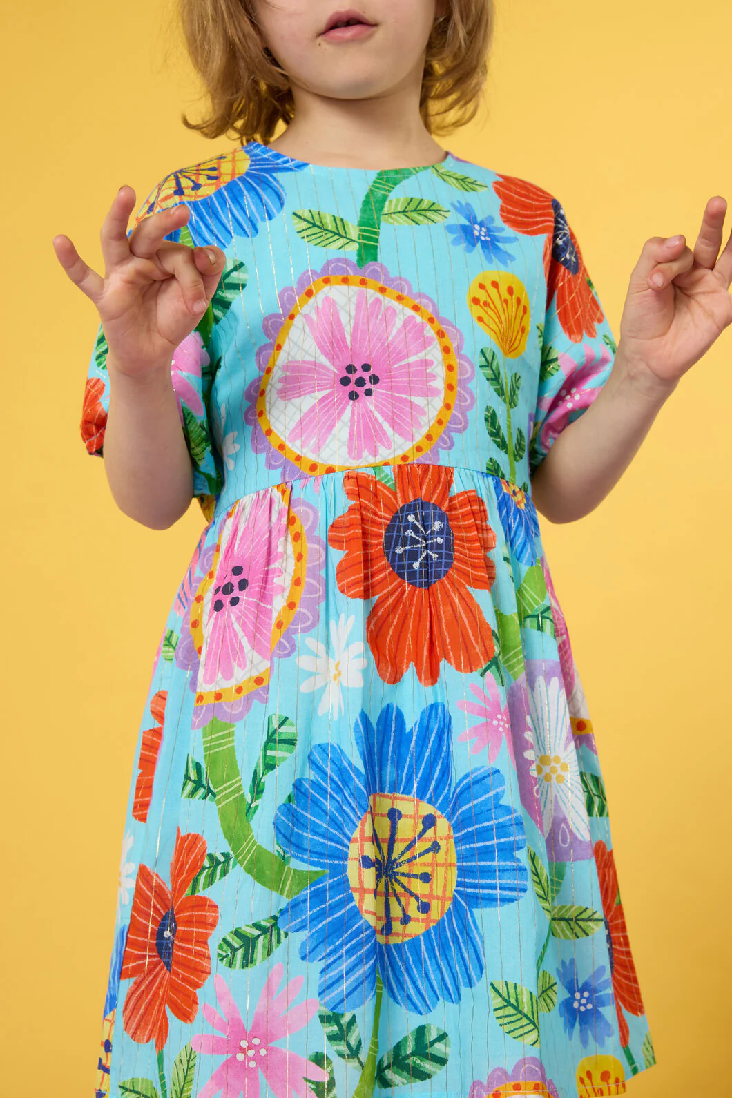Spring Time Kids Dress - Image 2