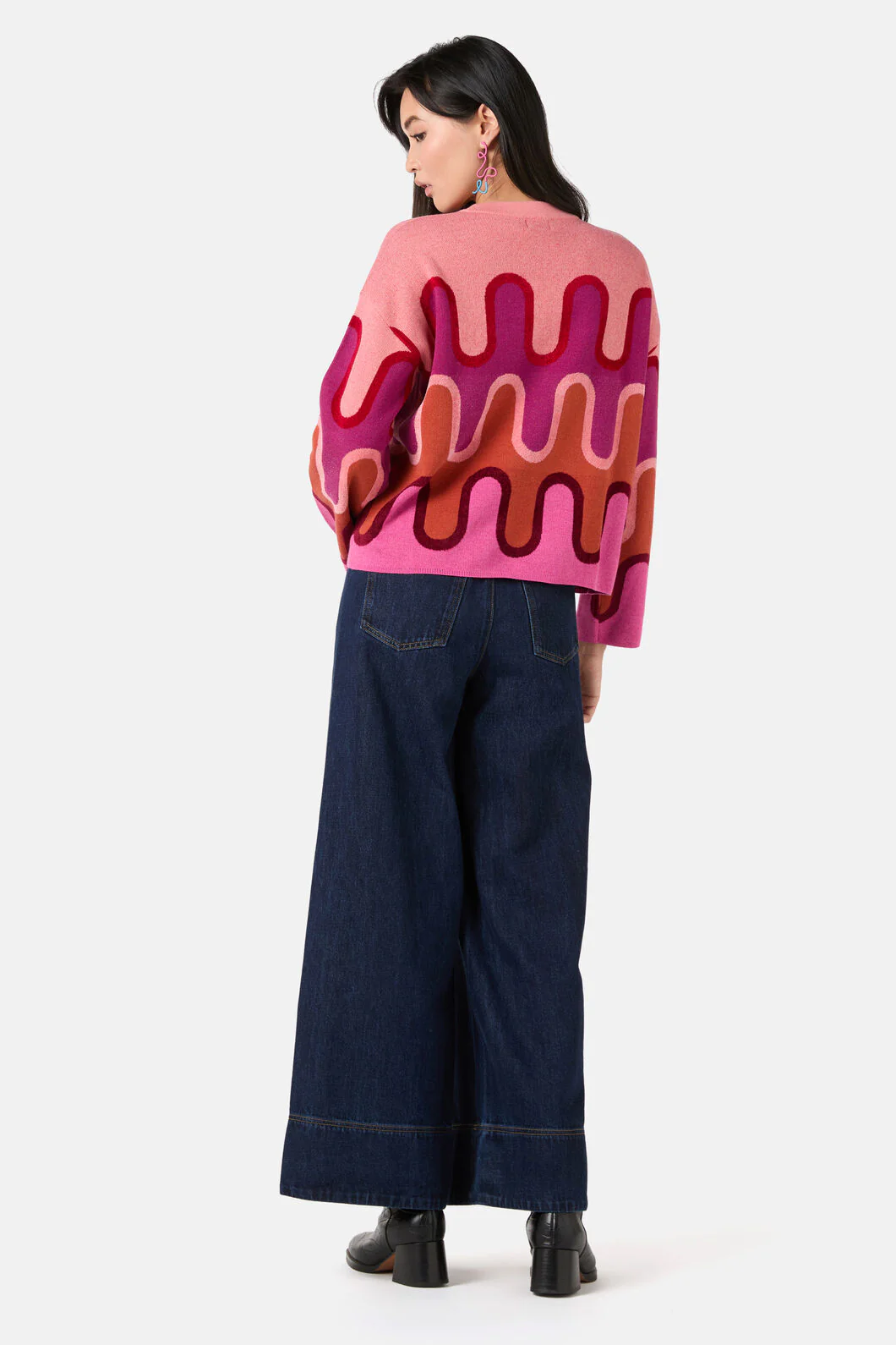 Squiggle Stripe Jumper - Image 4