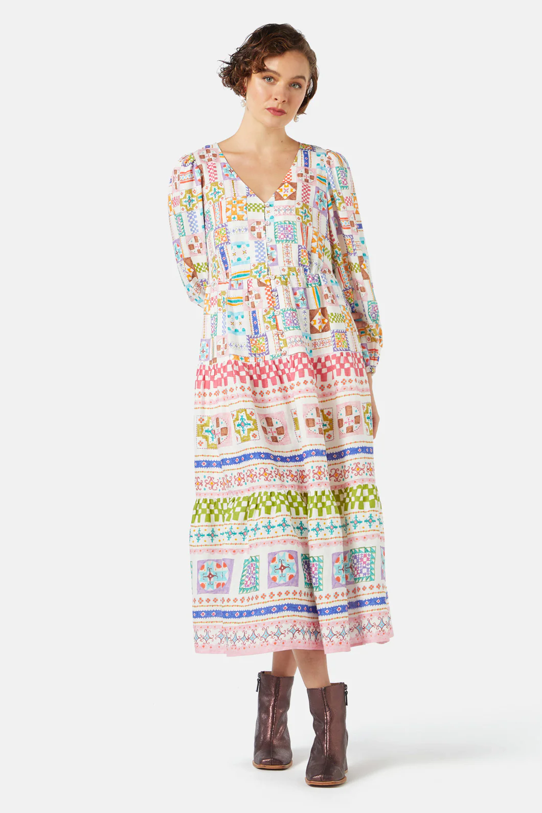Stained Glass Tiered Dress - Image 4
