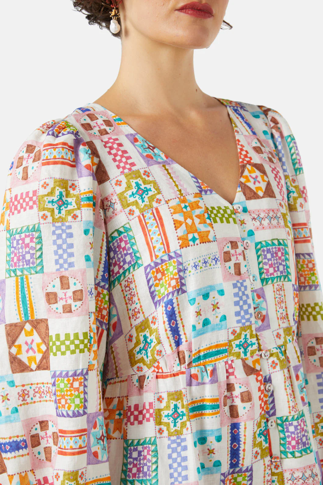 Stained Glass Tiered Dress - Image 7