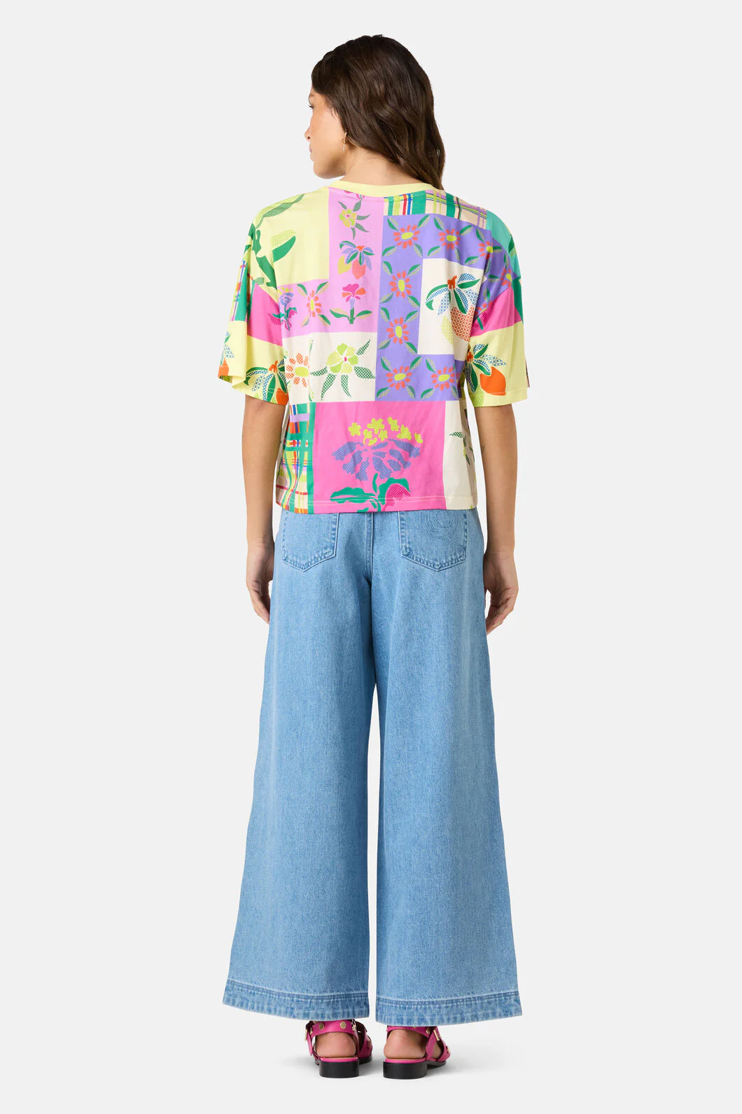 Stencil Garden Relaxed Tee - Image 4