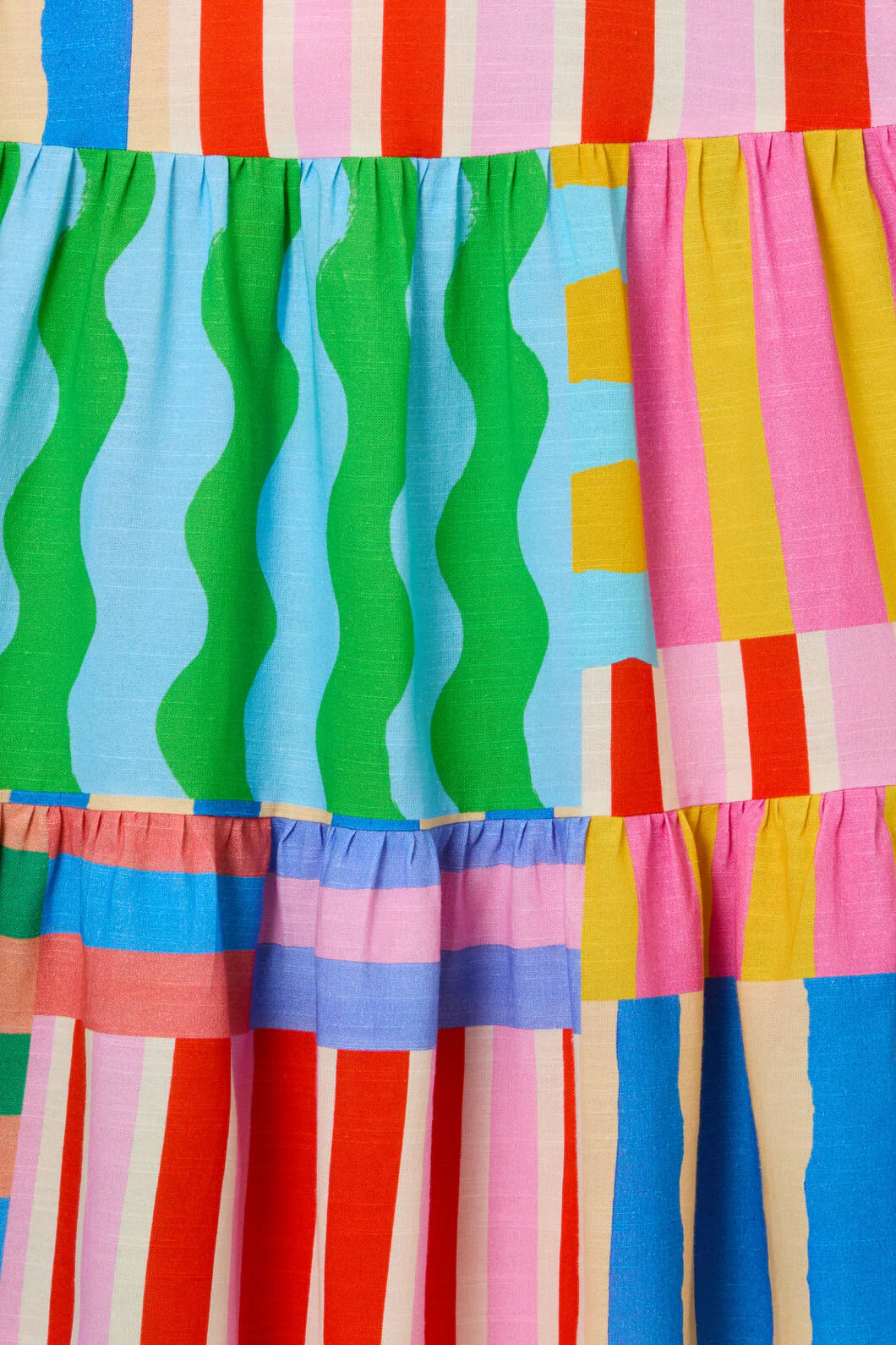 Stripe Mix Kids Dress - Image 3