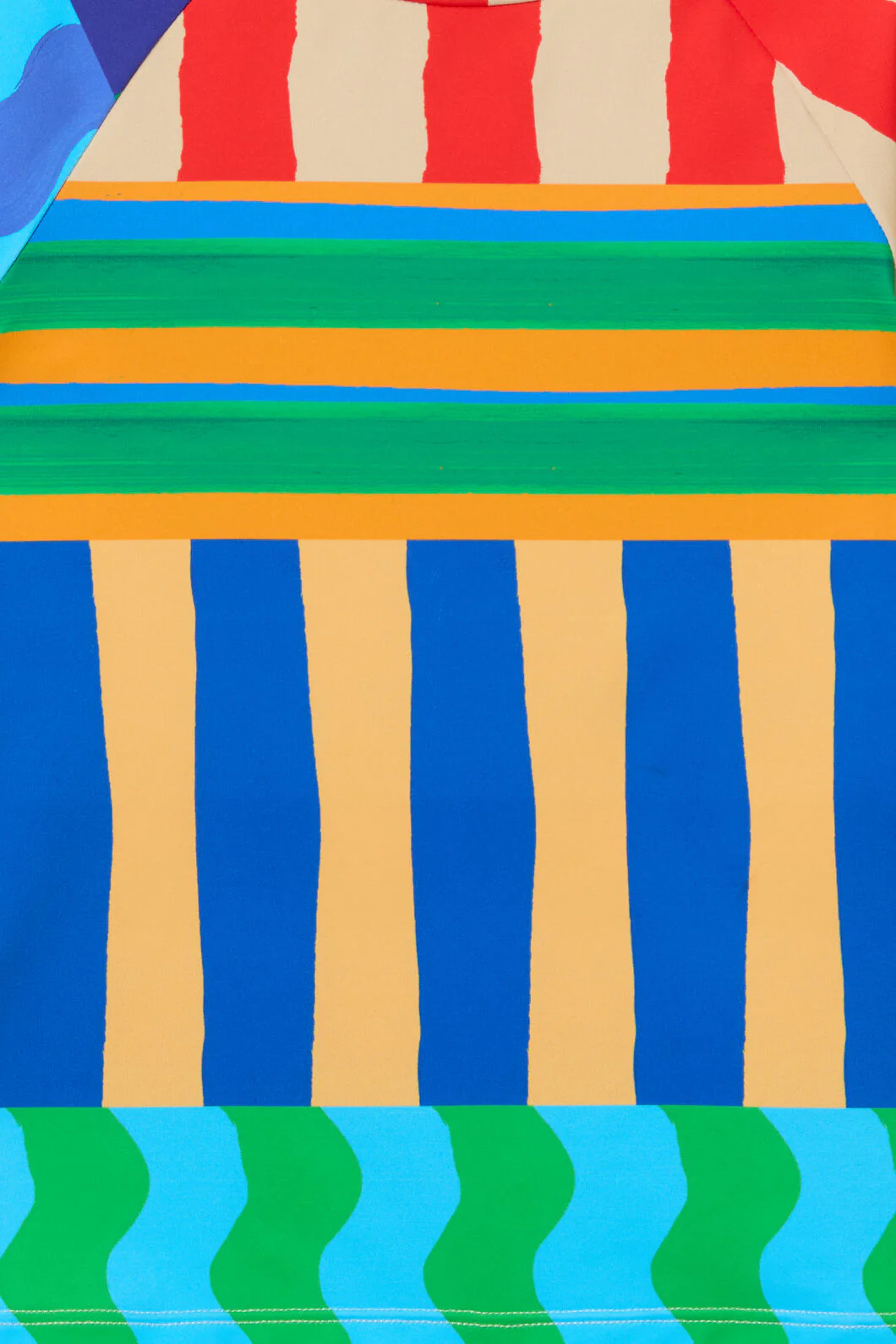 Stripe Mix Kids Swim Top - Image 3