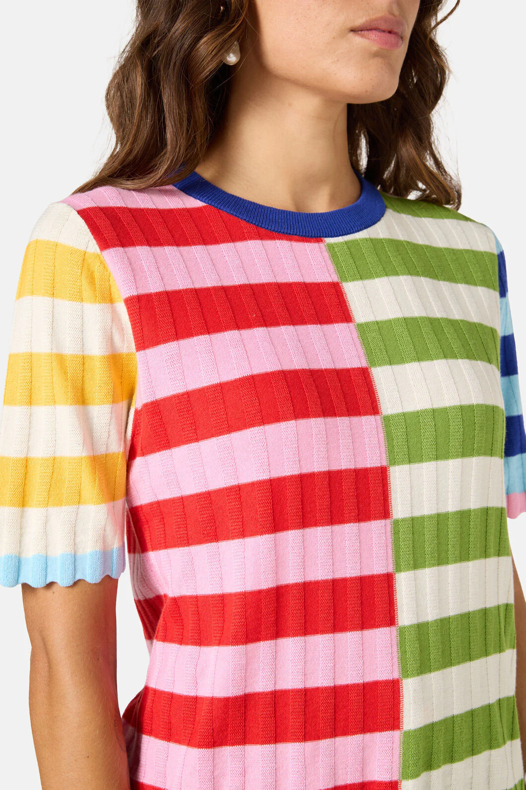 Stripe Pop Knit Top - Image 5