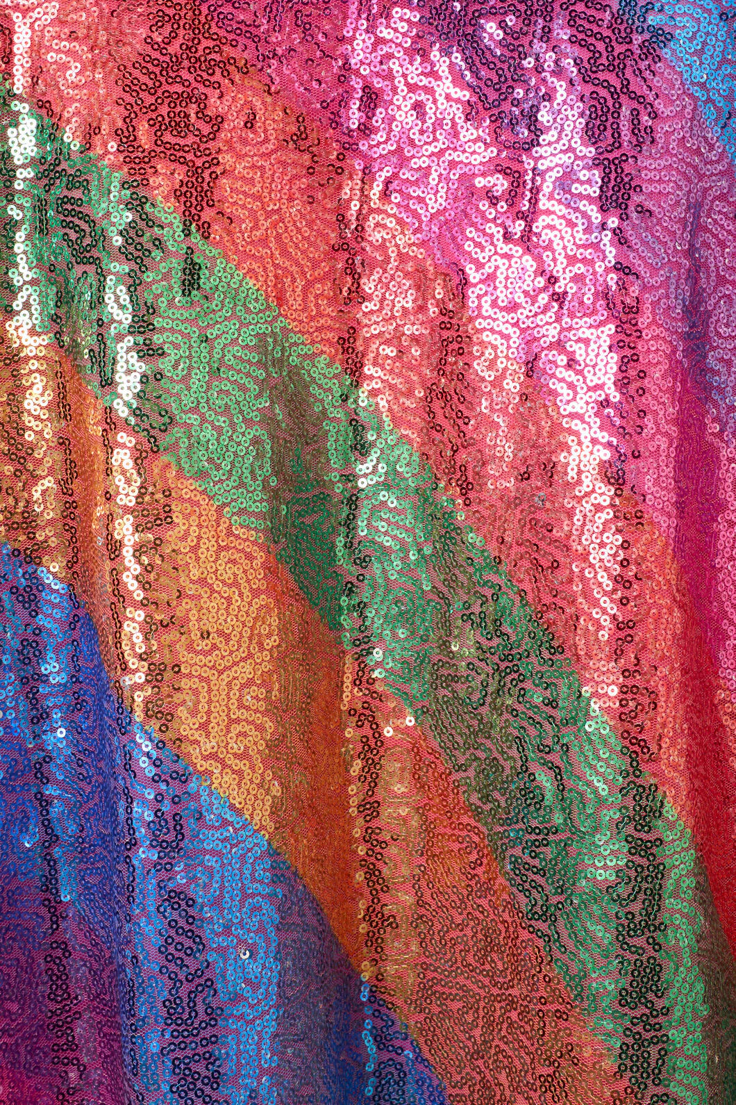 Stripe Sequin Kids Dress - Image 3