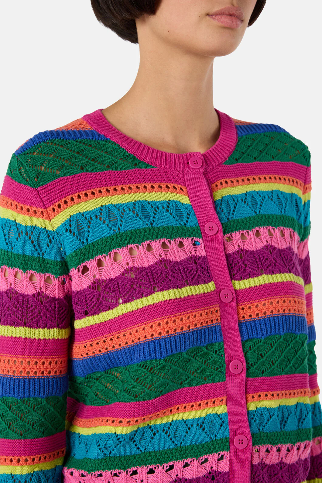 Stripetastic Cotton Cardigan - Image 5